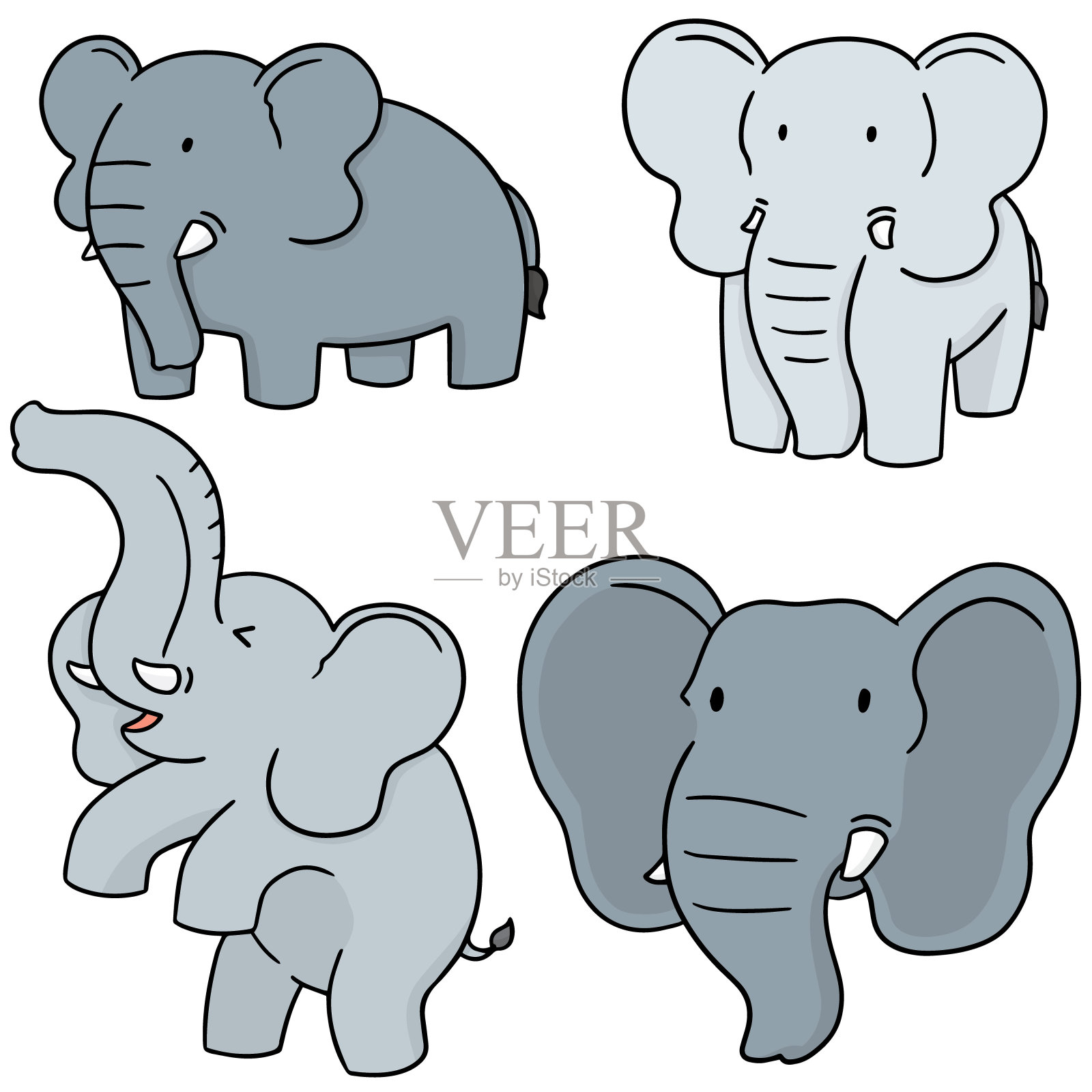 大象设计元素图片