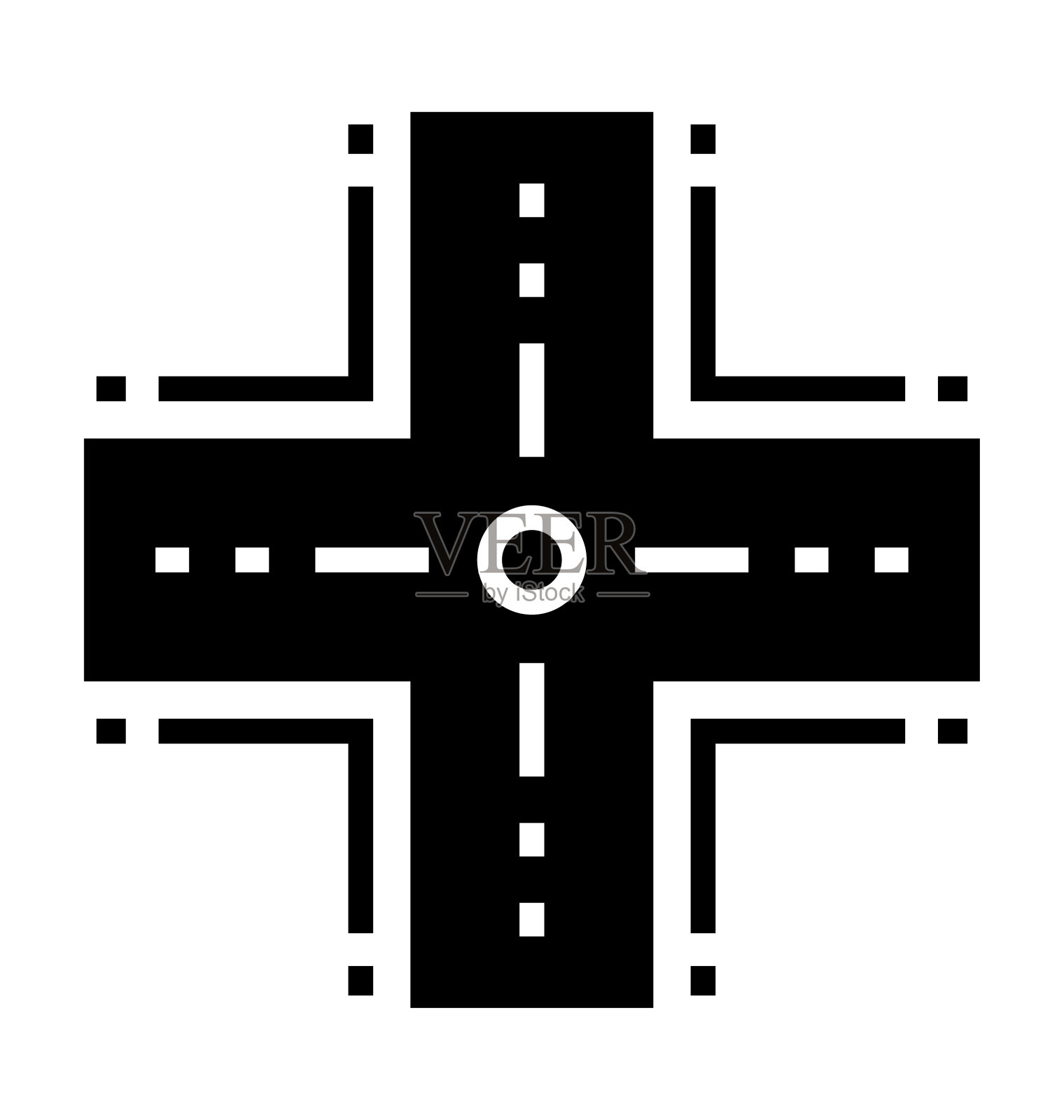 网络道路符号矢量图标设计元素图片