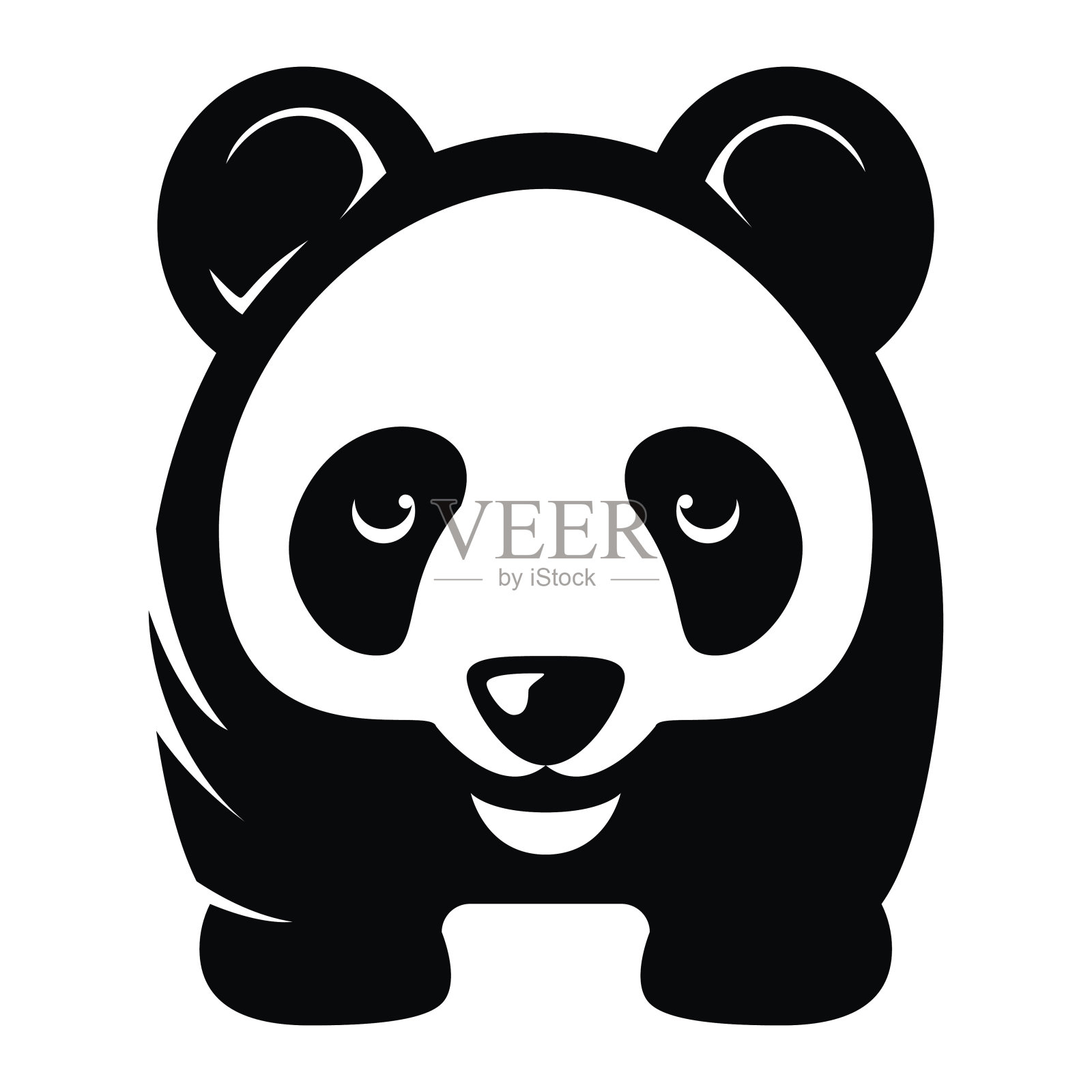 熊猫插图-矢量设计元素图片
