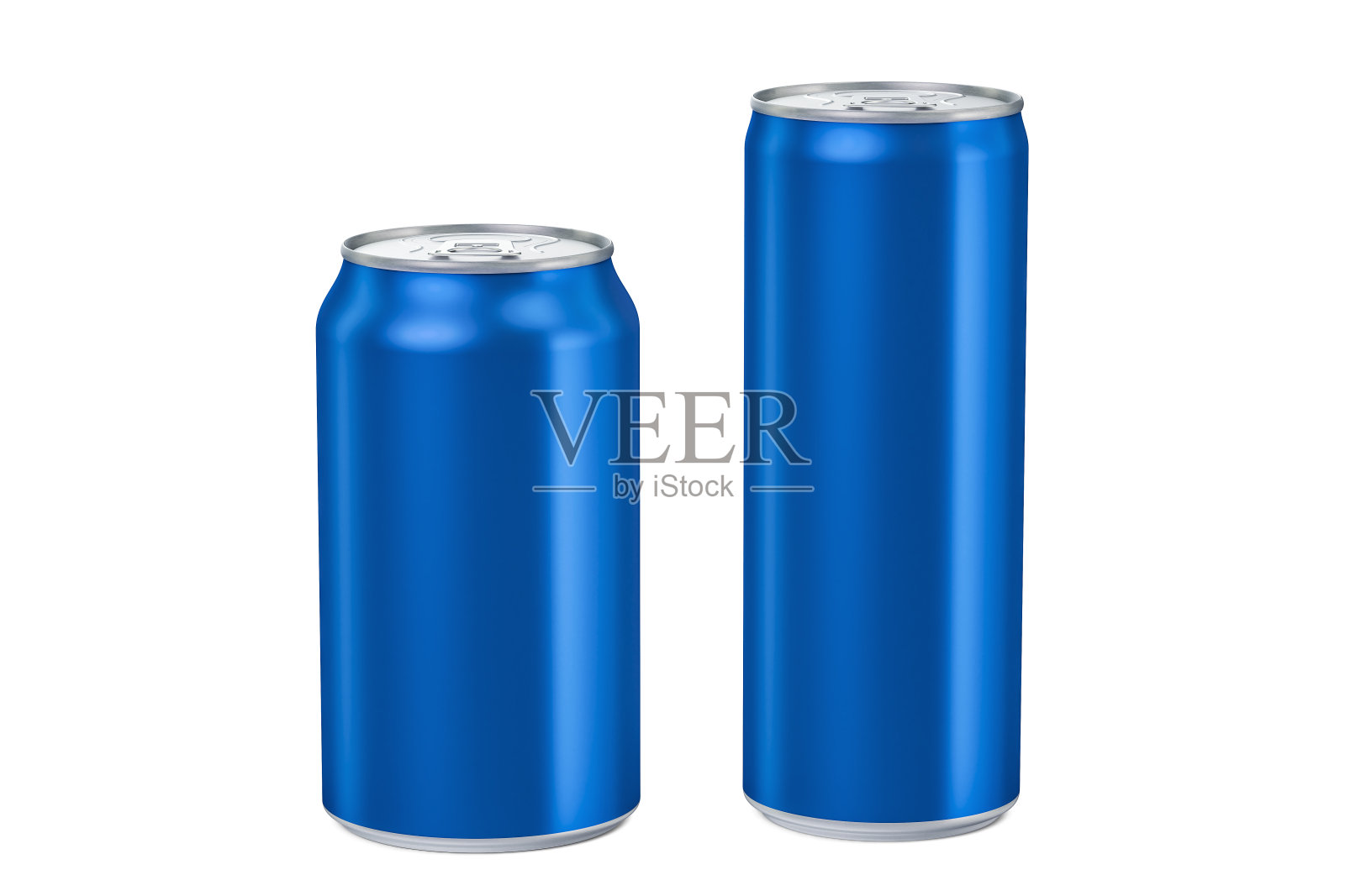 金属罐饮料孤立在白色背景照片摄影图片