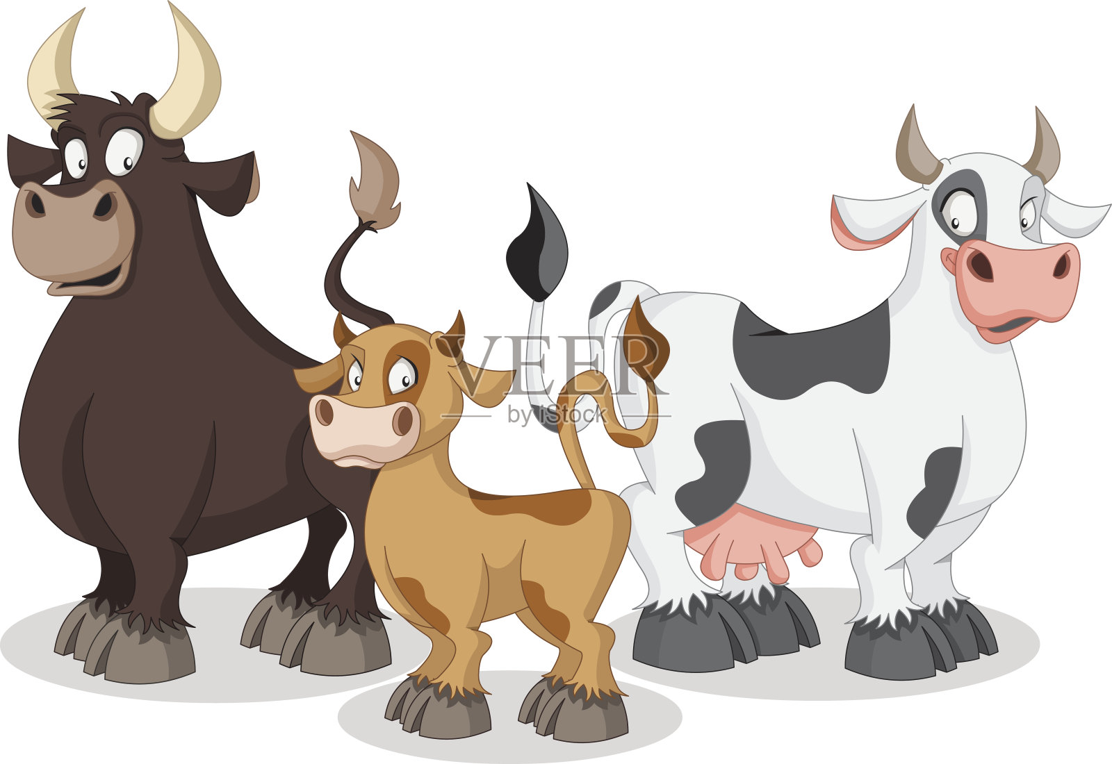 愉快的动画片母牛 向量例证. 插画 包括有 母牛, 敌意, 逗人喜爱, 摆在, 投反对票, 运行, 牛奶店 - 78959515