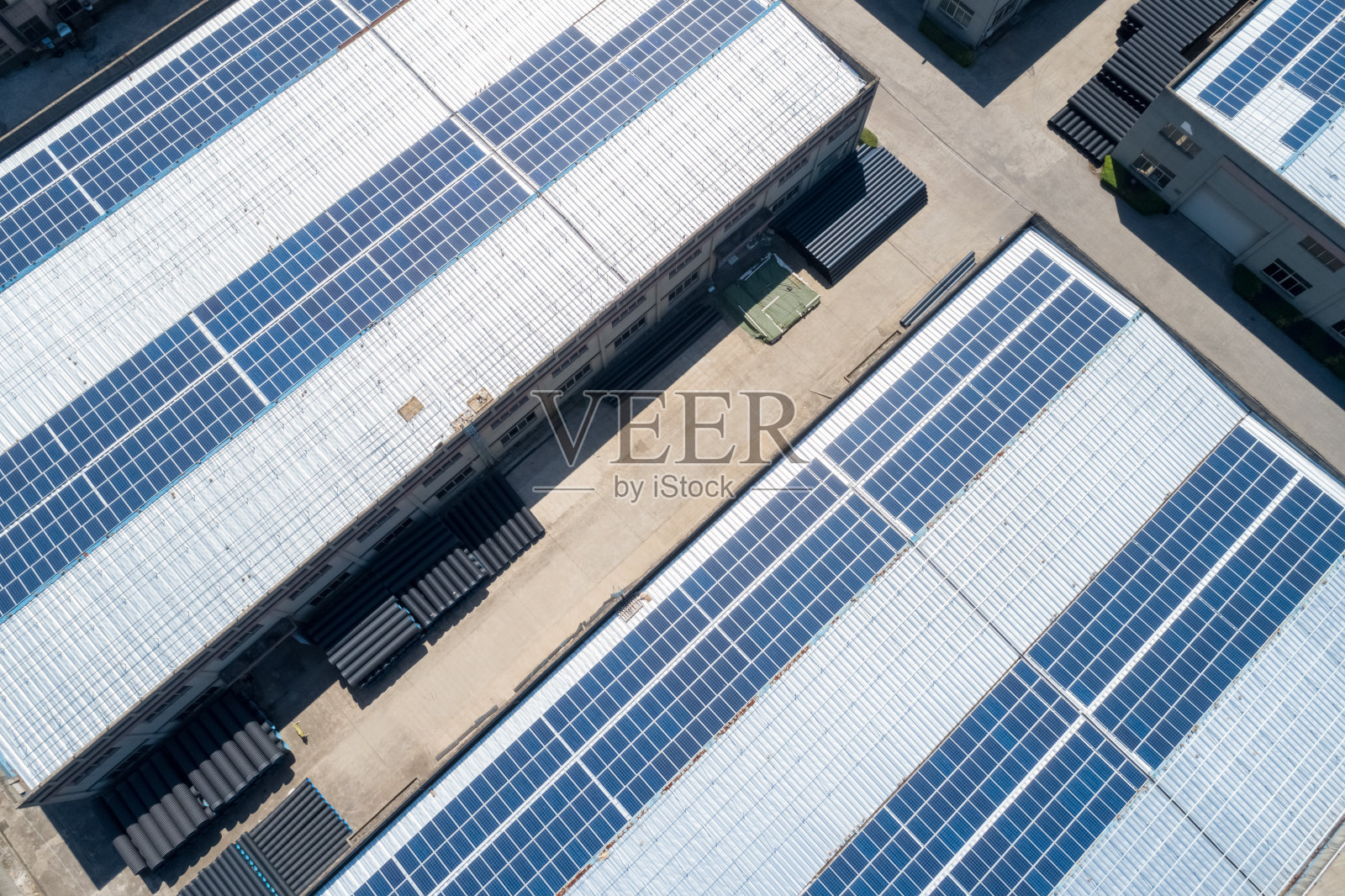 工业车间的太阳能照片摄影图片