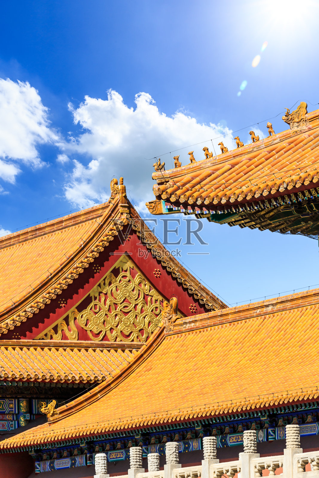 世界著名的历史文化纪念碑，中国北京紫禁城照片摄影图片