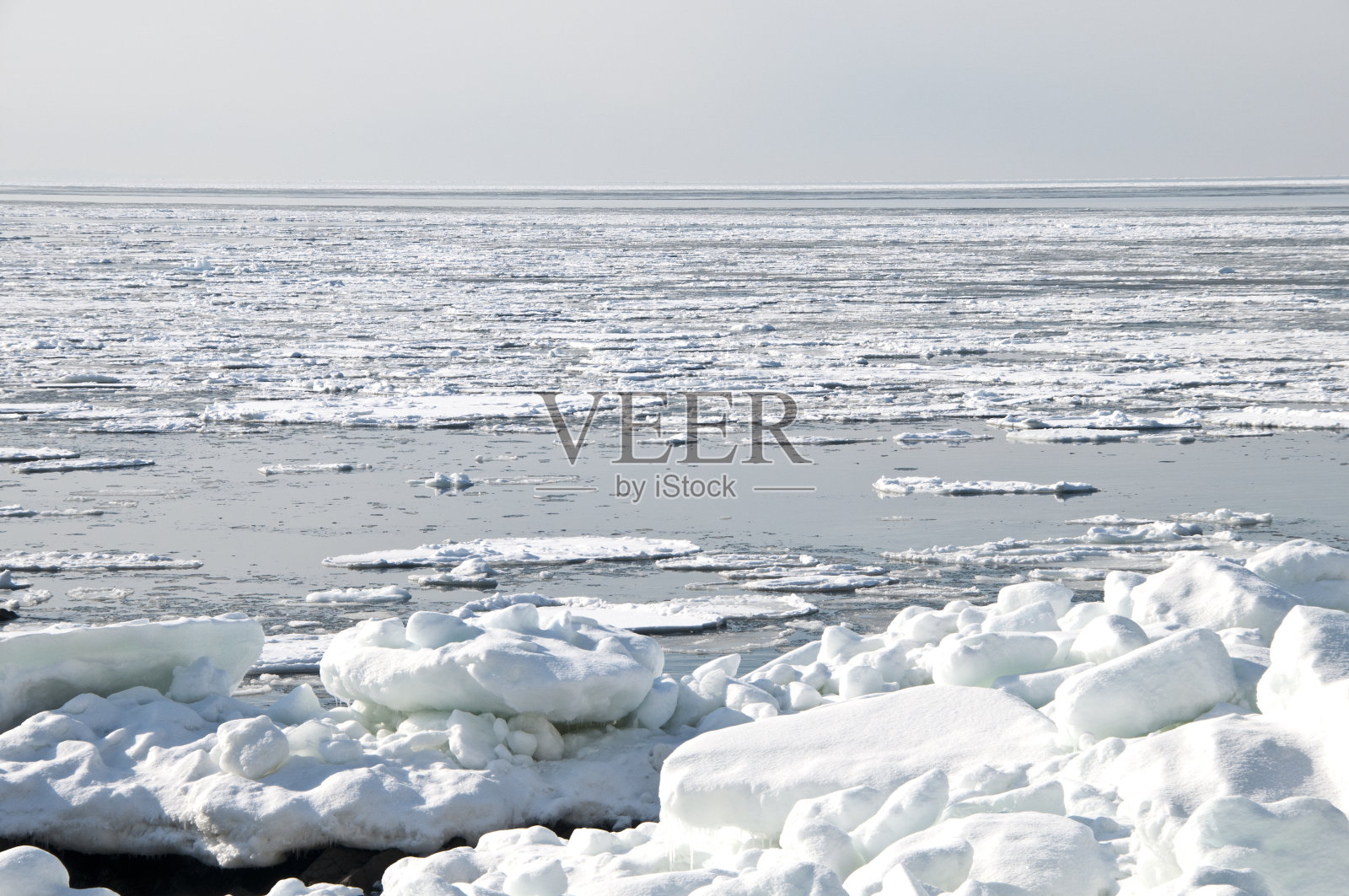 北海浮冰照片摄影图片