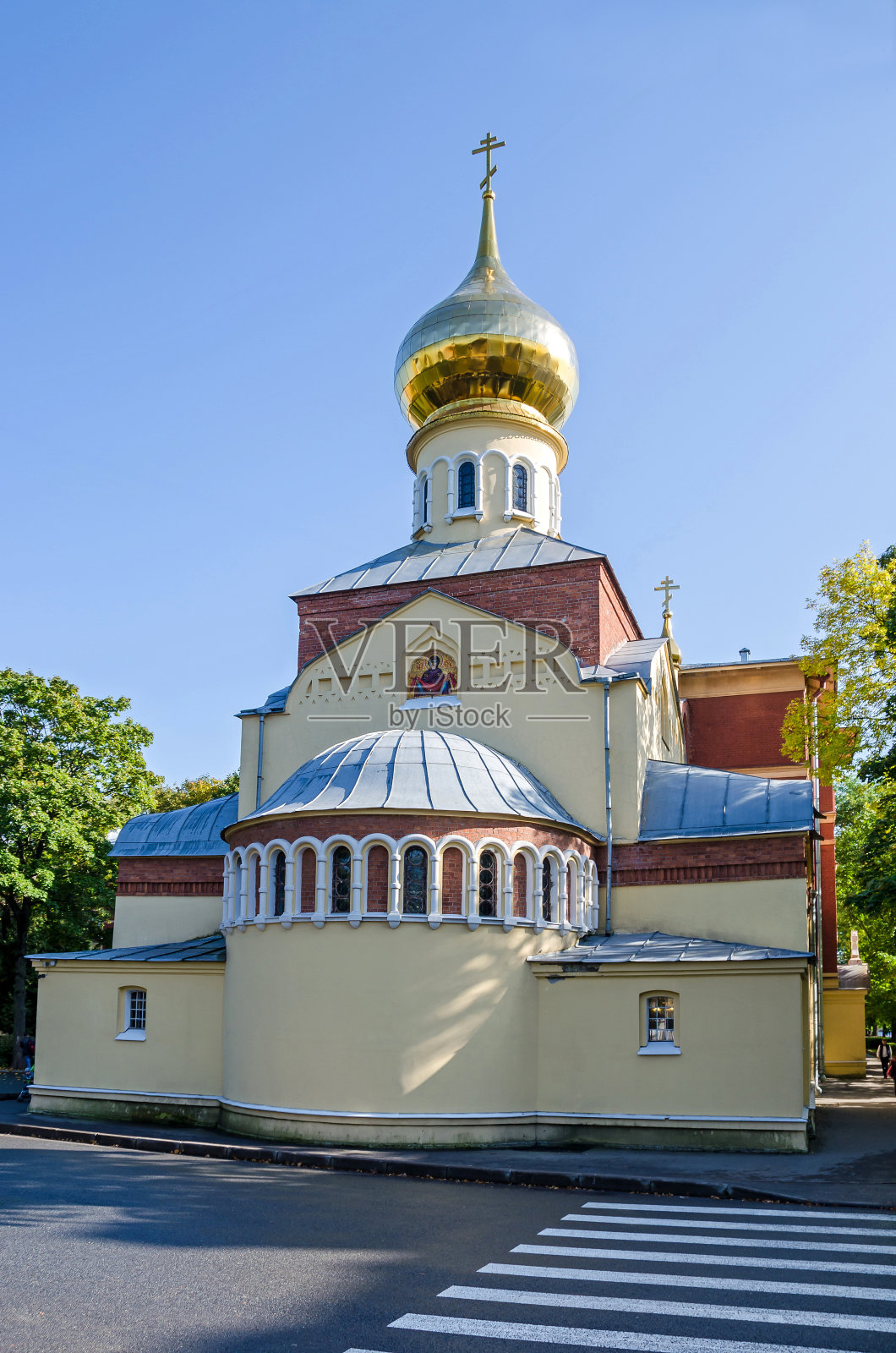 俄罗斯圣彼得堡彼得大帝圣彼得堡理工大学代祷教堂照片摄影图片