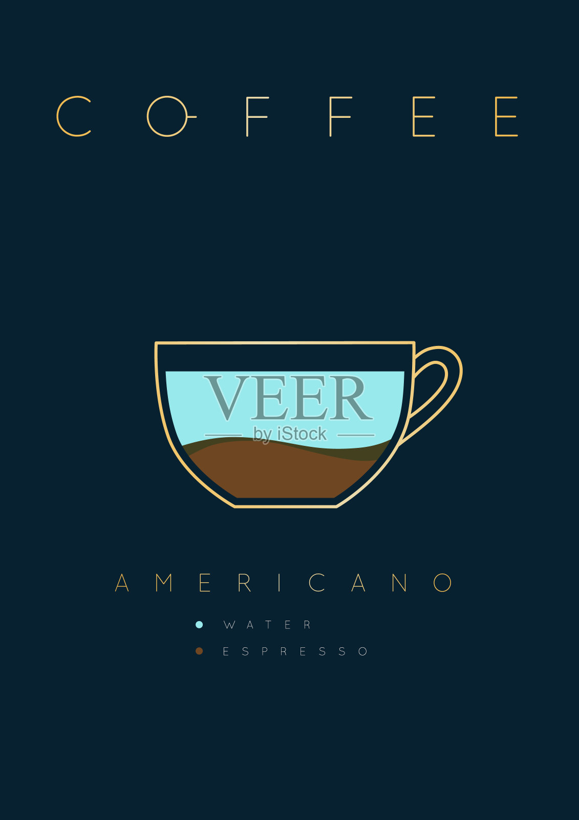 美国咖啡海报插画图片素材