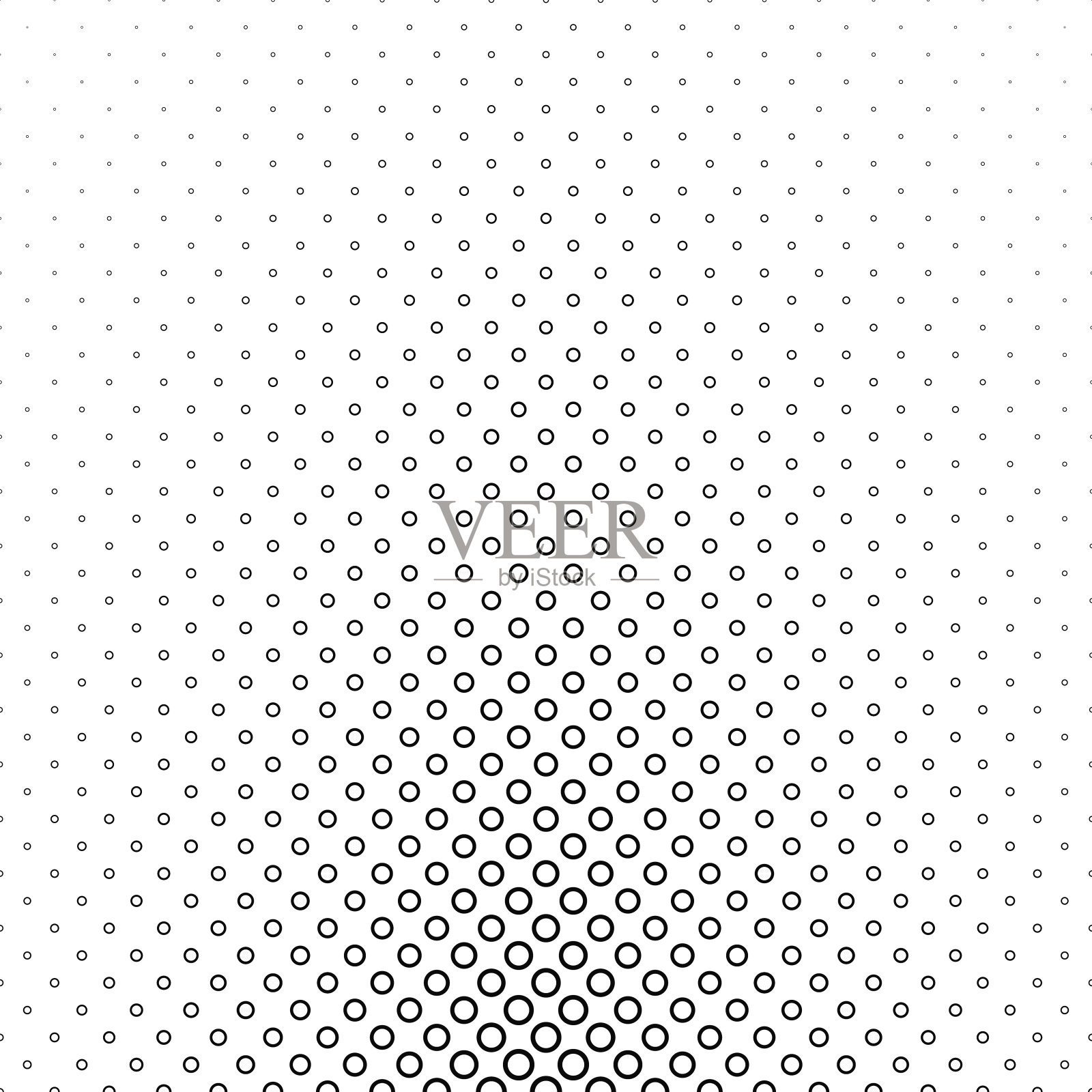 黑白圆形图案-矢量背景插画图片素材