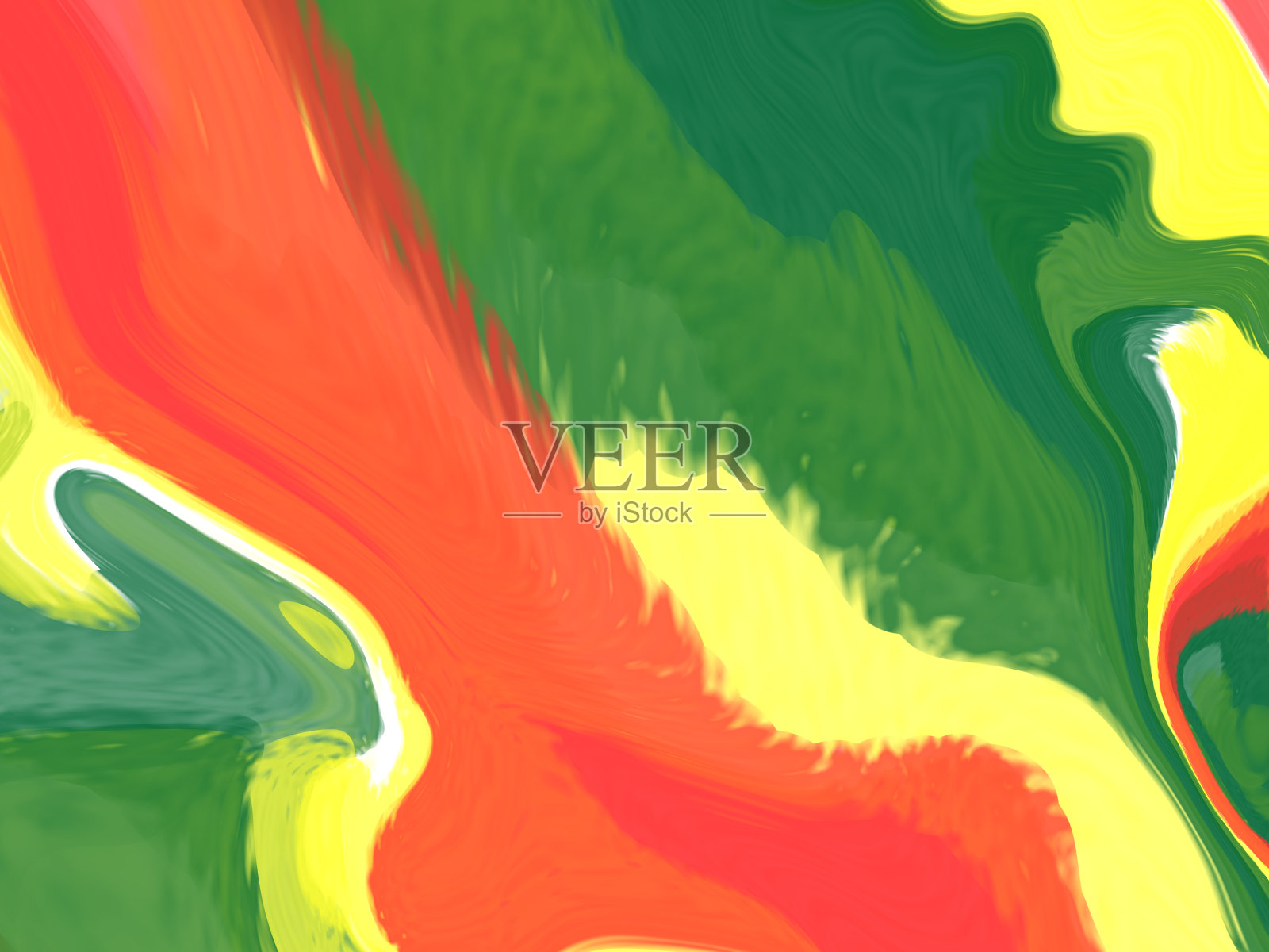 液体液化效果在塔法里色彩抽象背景。插画图片素材