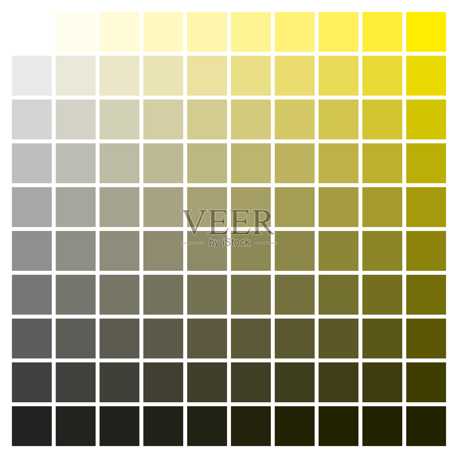 色表黄黑印刷生产色导墨目录插画图片素材