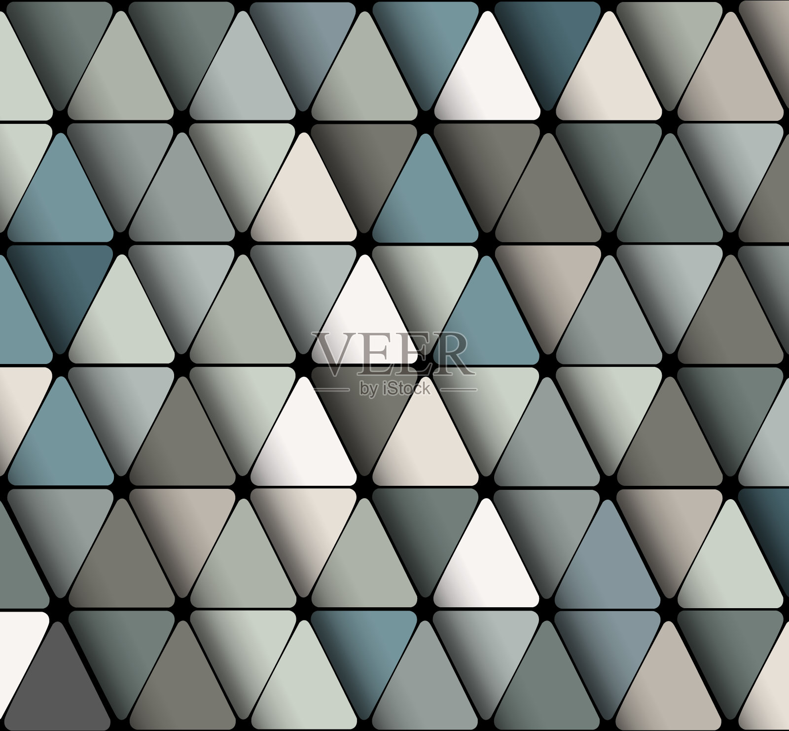 平面设计墙纸与三角形形状插画图片素材