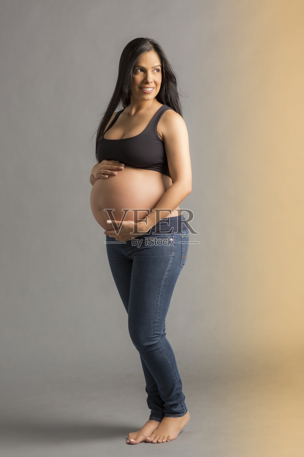 怀孕的肖像照片摄影图片