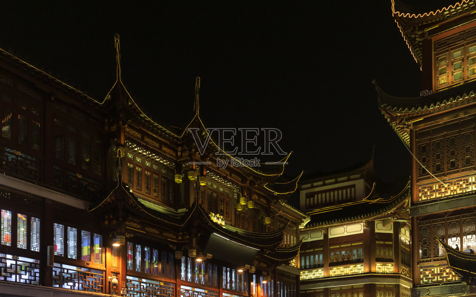 中国上海豫园的元宵节照片摄影图片
