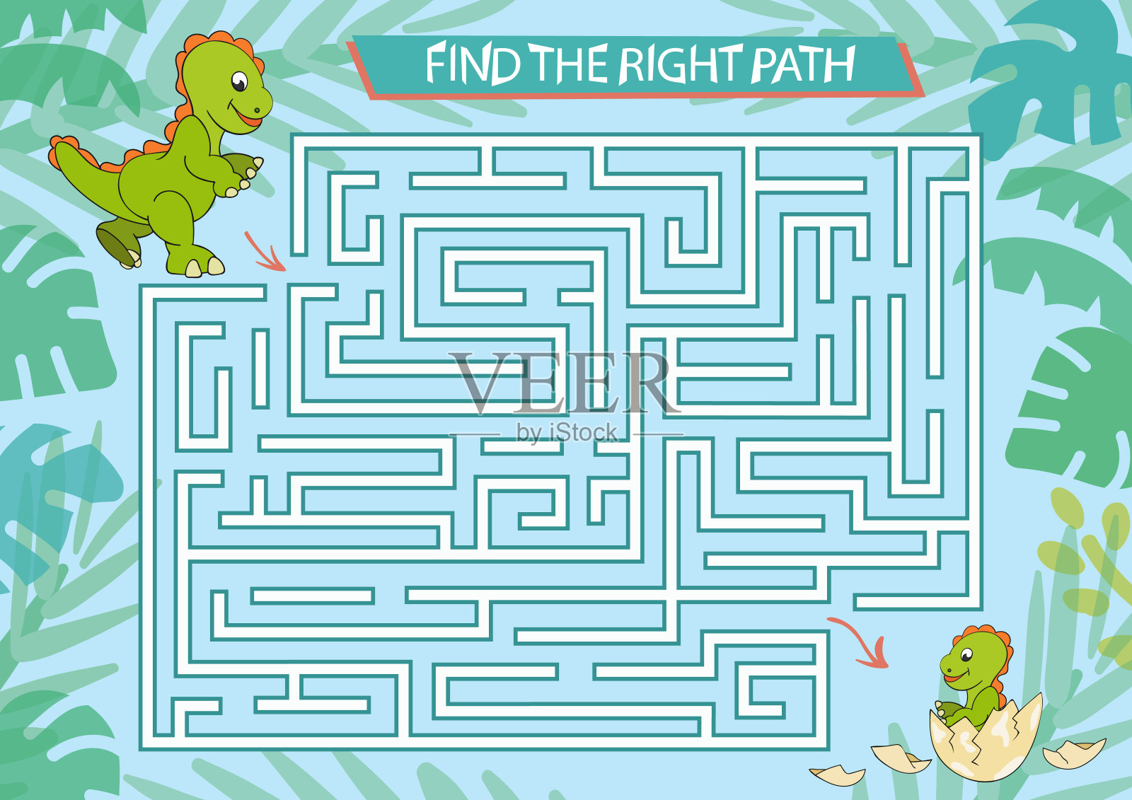 帮助恐龙找到巢穴. 迷宫. 迷宫游戏 向量例证. 插画 包括有 图画, 艺术, 孩子, 动画片, 蜥蜴 - 236455642
