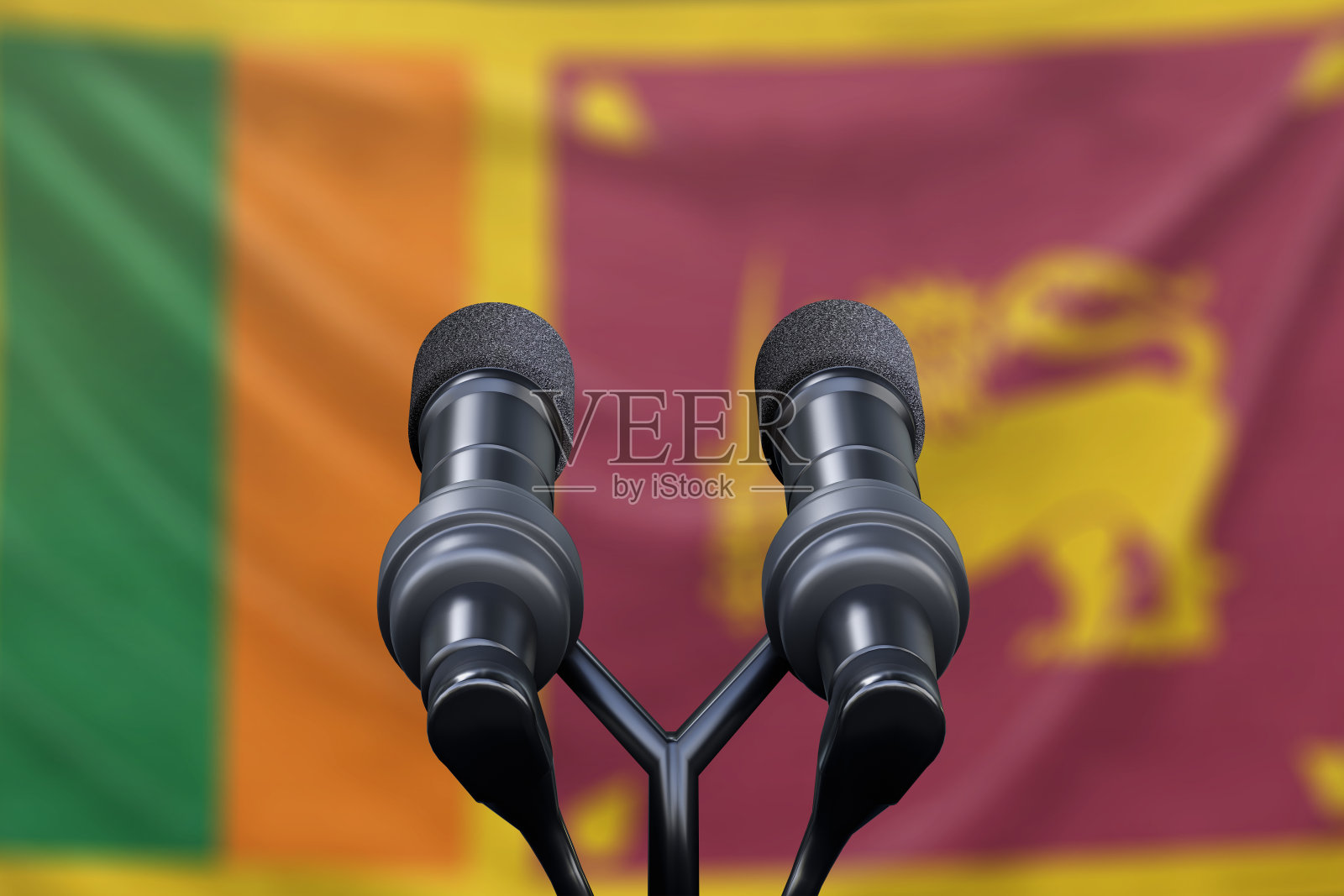 斯里兰卡国旗照片摄影图片