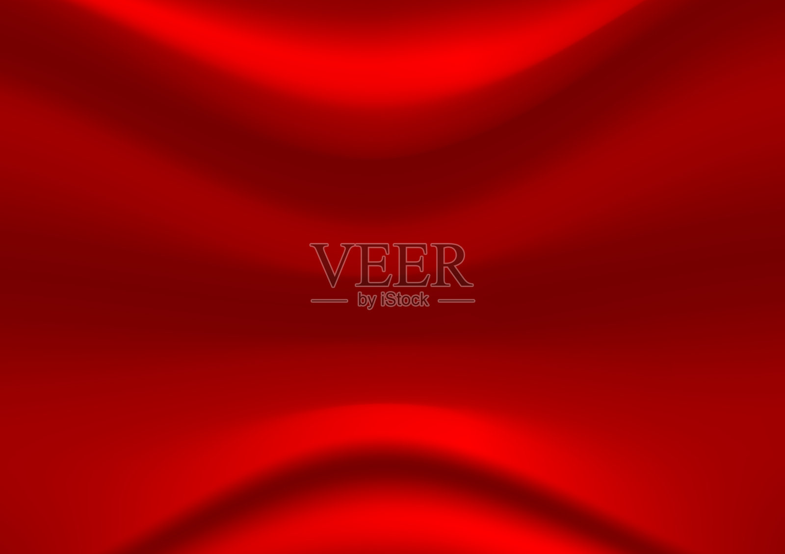 抽象红色矢量背景。缎面奢华的布料质地。光滑优雅的丝绸插画图片素材
