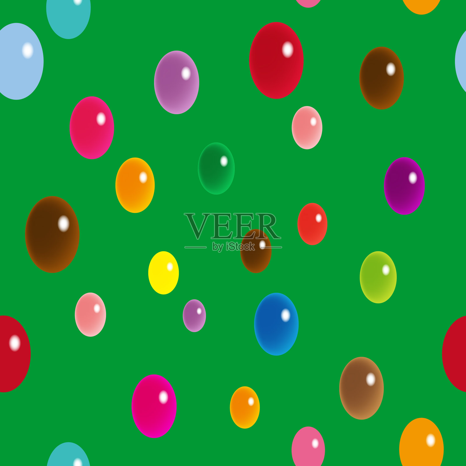 彩色巧克力糖果无缝图案插图插画图片素材