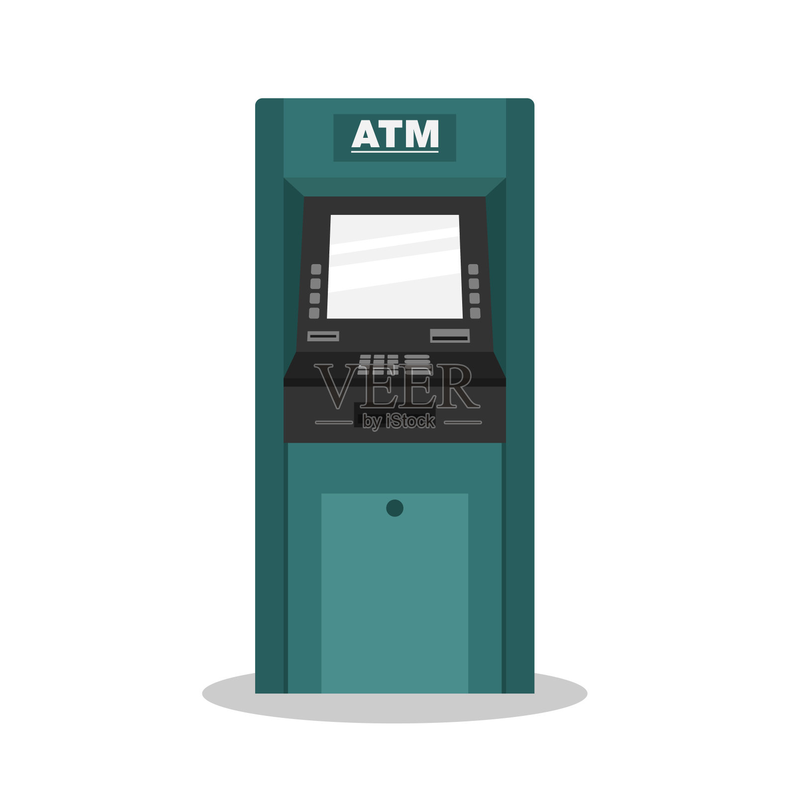 ATM平面设计插画图片素材