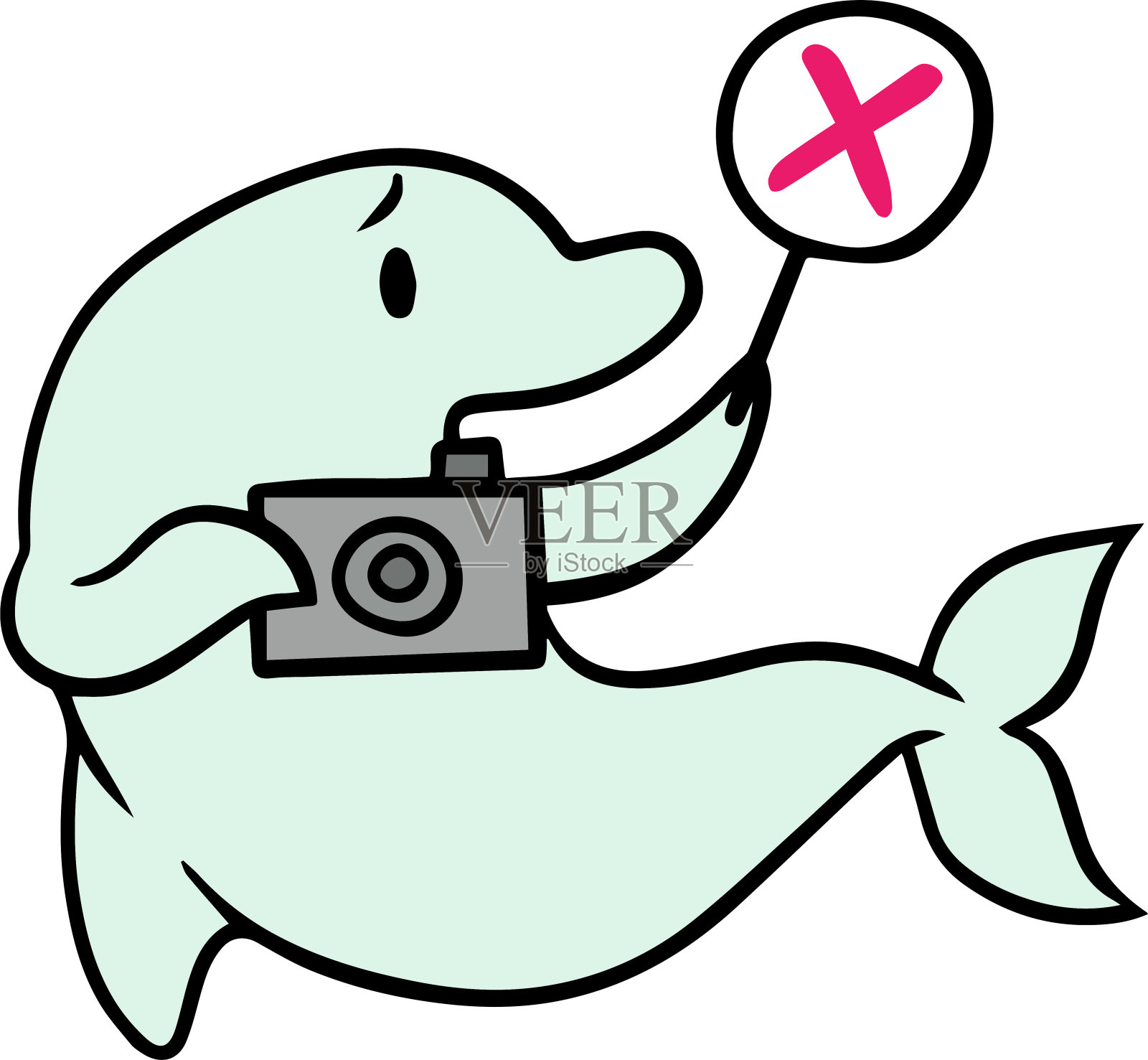 海豚矢量图显示，禁止拍摄设计元素图片