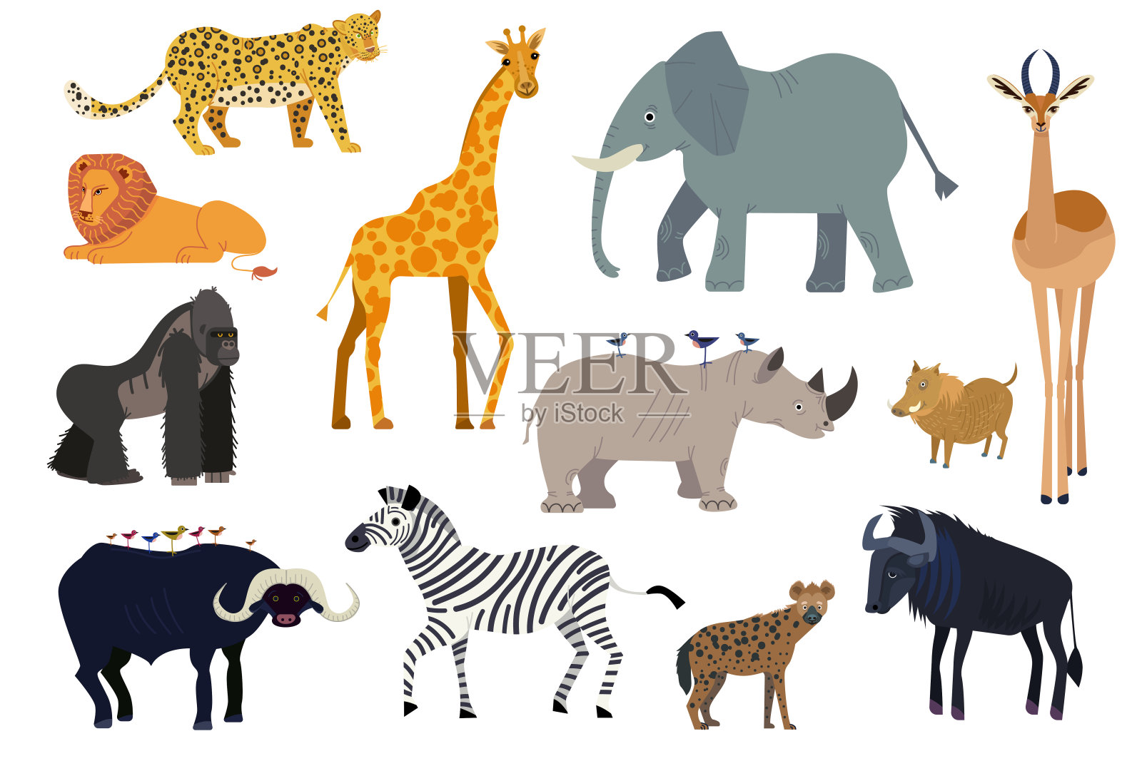 非洲野生动物宽屏壁纸-动物壁纸-壁纸下载-www.pp3.cn