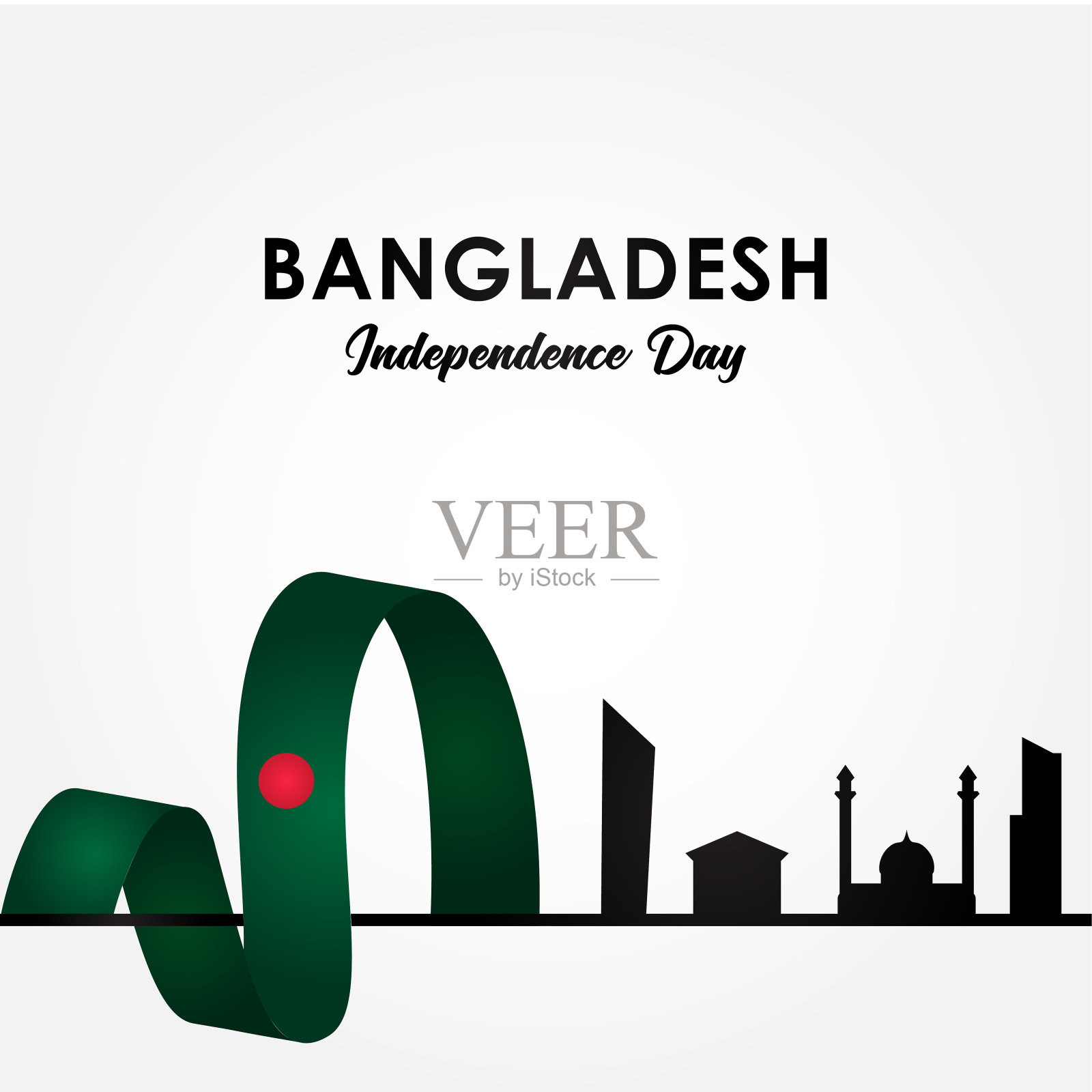 孟加拉国独立日矢量设计横幅或背景插画图片素材