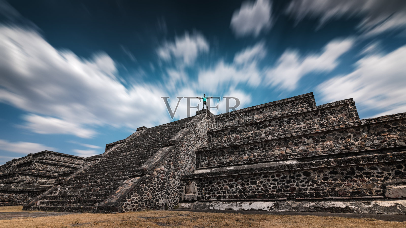 不过金字塔,墨西哥照片摄影图片