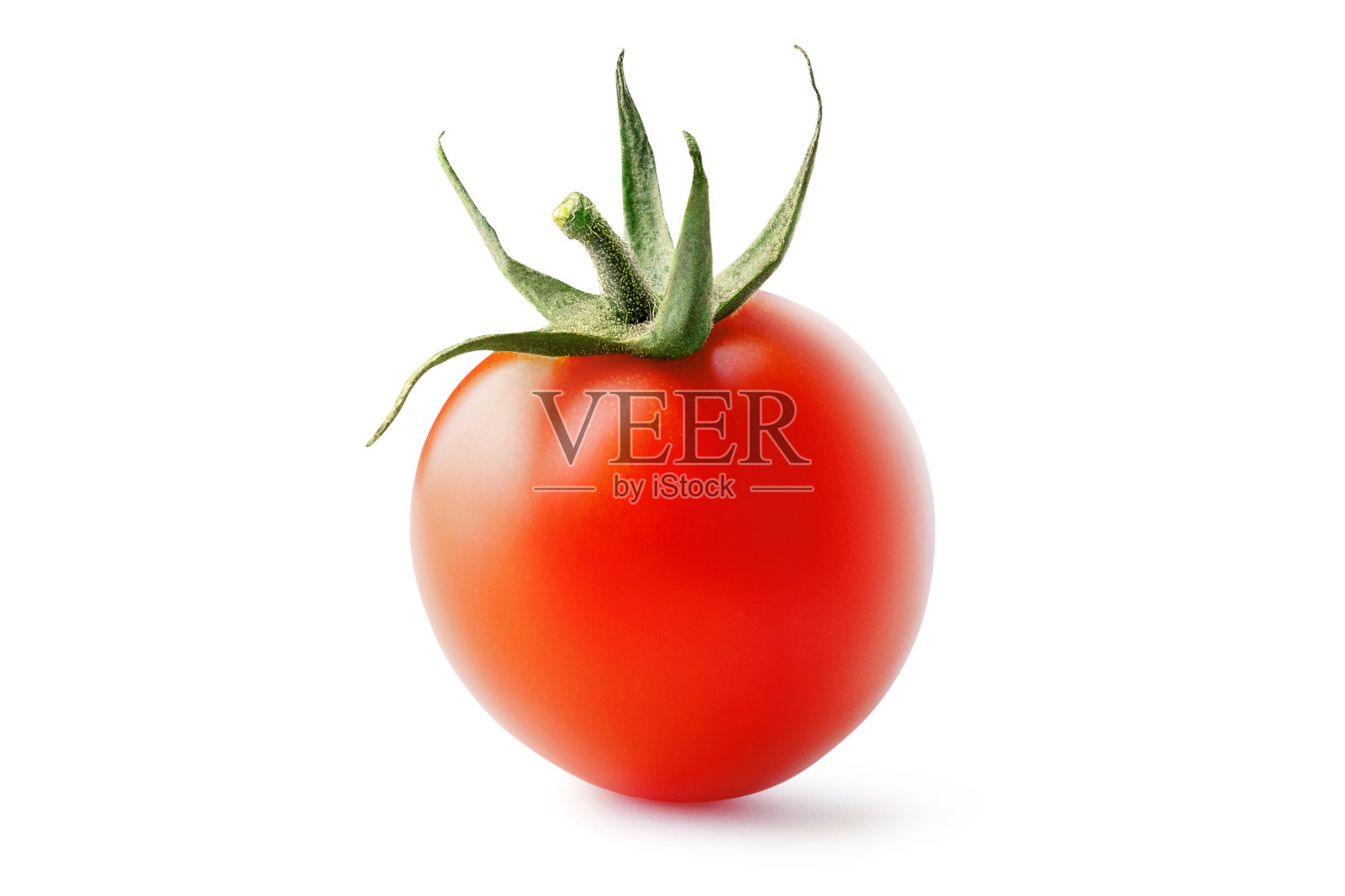 在白色背景上孤立的番茄。照片摄影图片