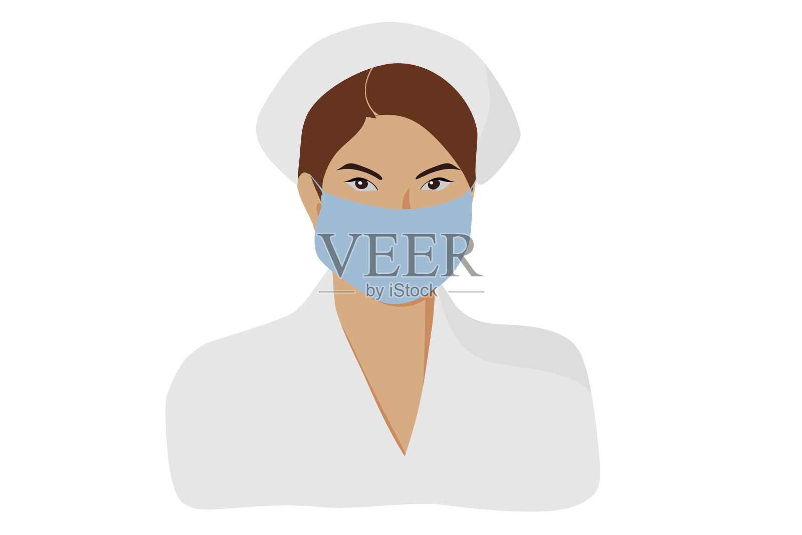 亚洲女护士设计元素图片