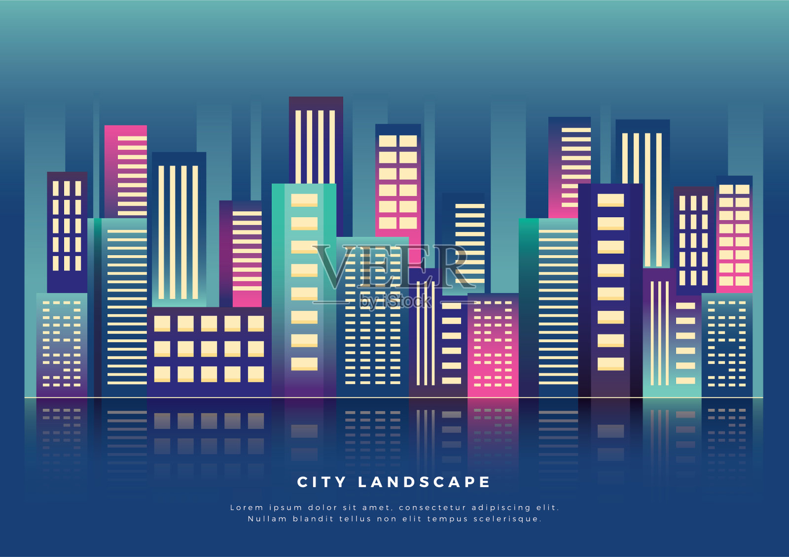 城市插图插画图片素材