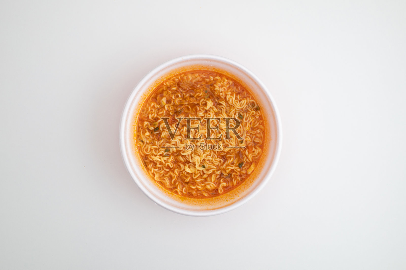 辣汤速食面。照片摄影图片