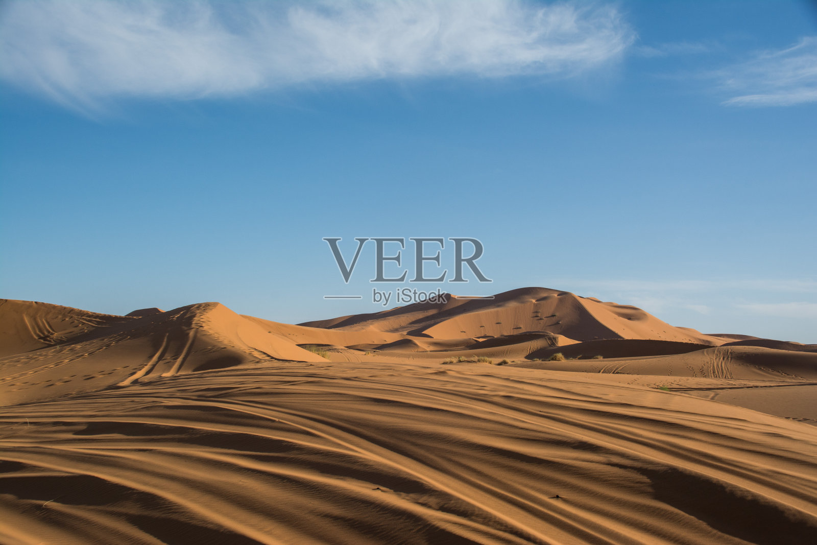 摩洛哥萨拉沙漠中的沙丘照片摄影图片