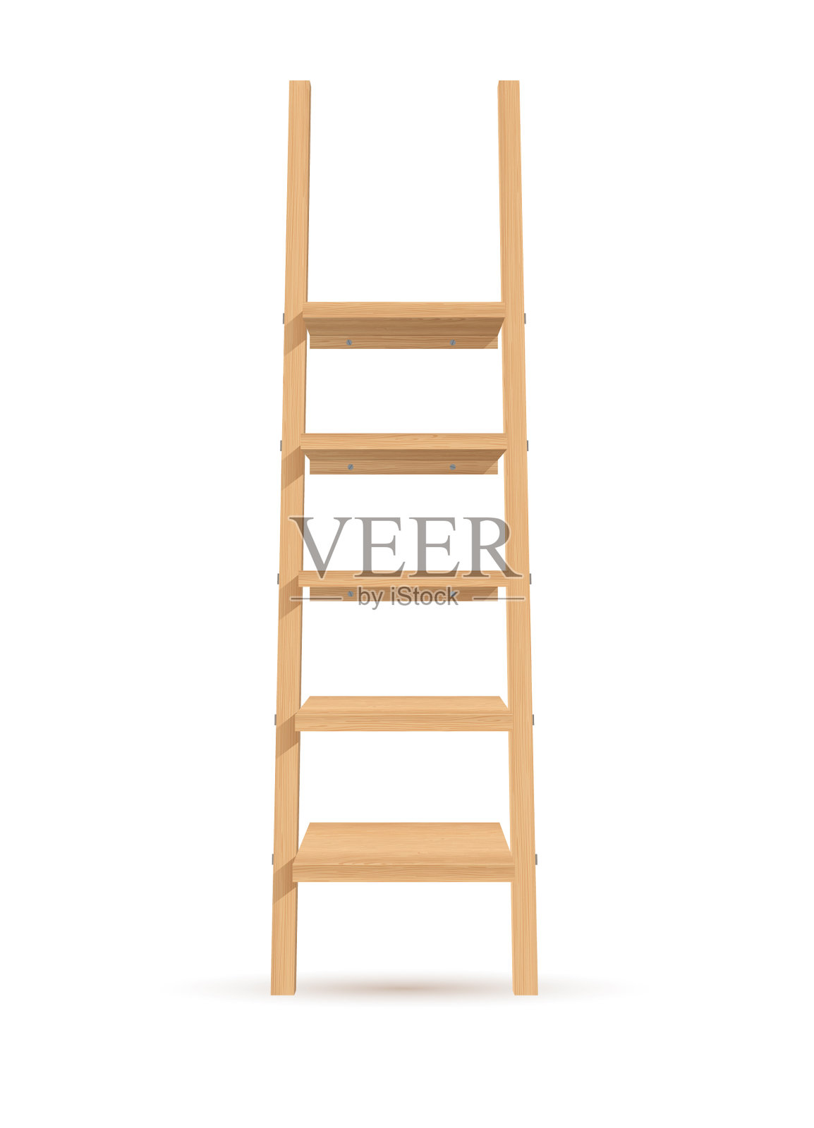 木制ladder-shelves设计元素图片