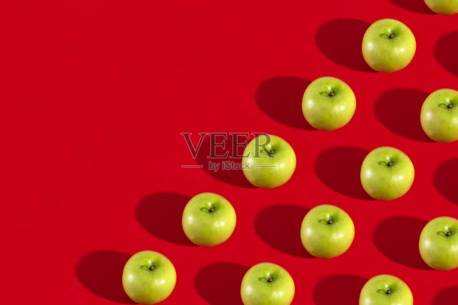 五颜六色的苹果图案照片摄影图片