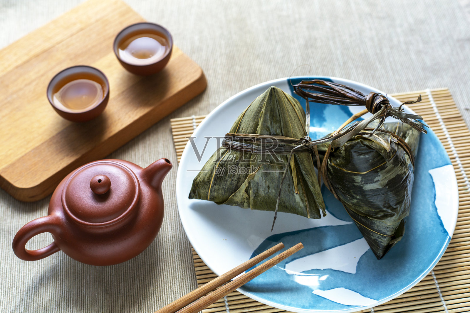 粽子是端午节的传统食物照片摄影图片