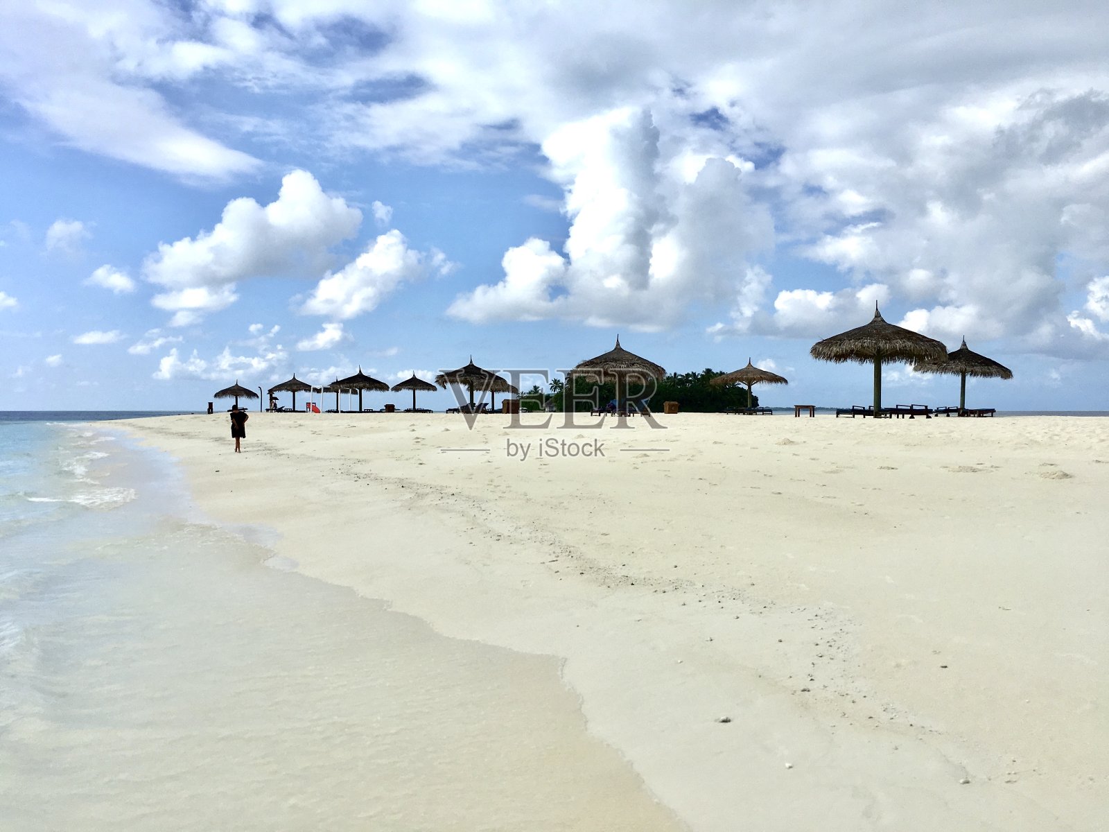 马尔代夫海滩照片摄影图片
