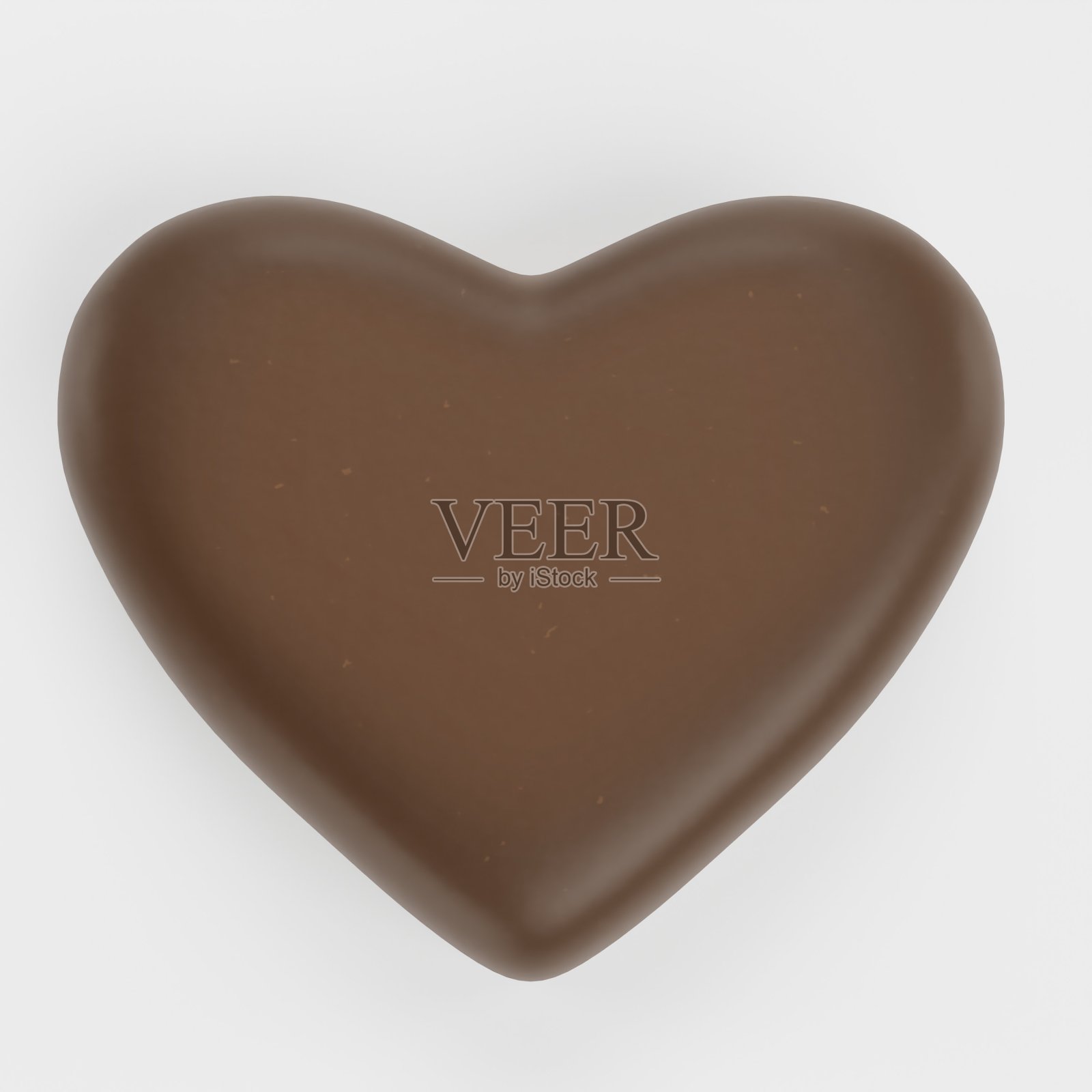 逼真的3D渲染巧克力糖果照片摄影图片