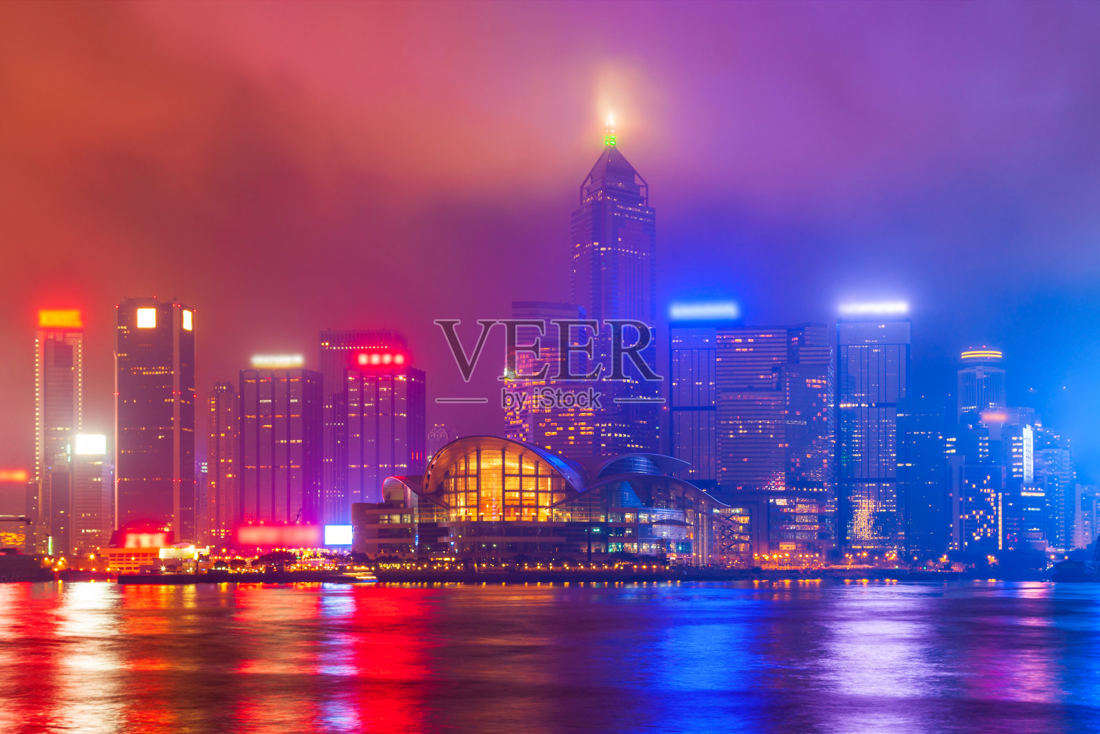 中国香港城市天际线照片摄影图片