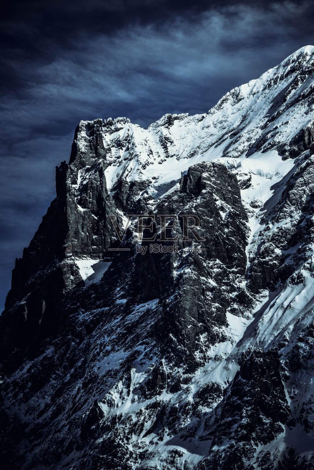 伯尔尼斯阿尔卑斯和格林德尔沃克的壮丽景色首先，瑞士照片摄影图片