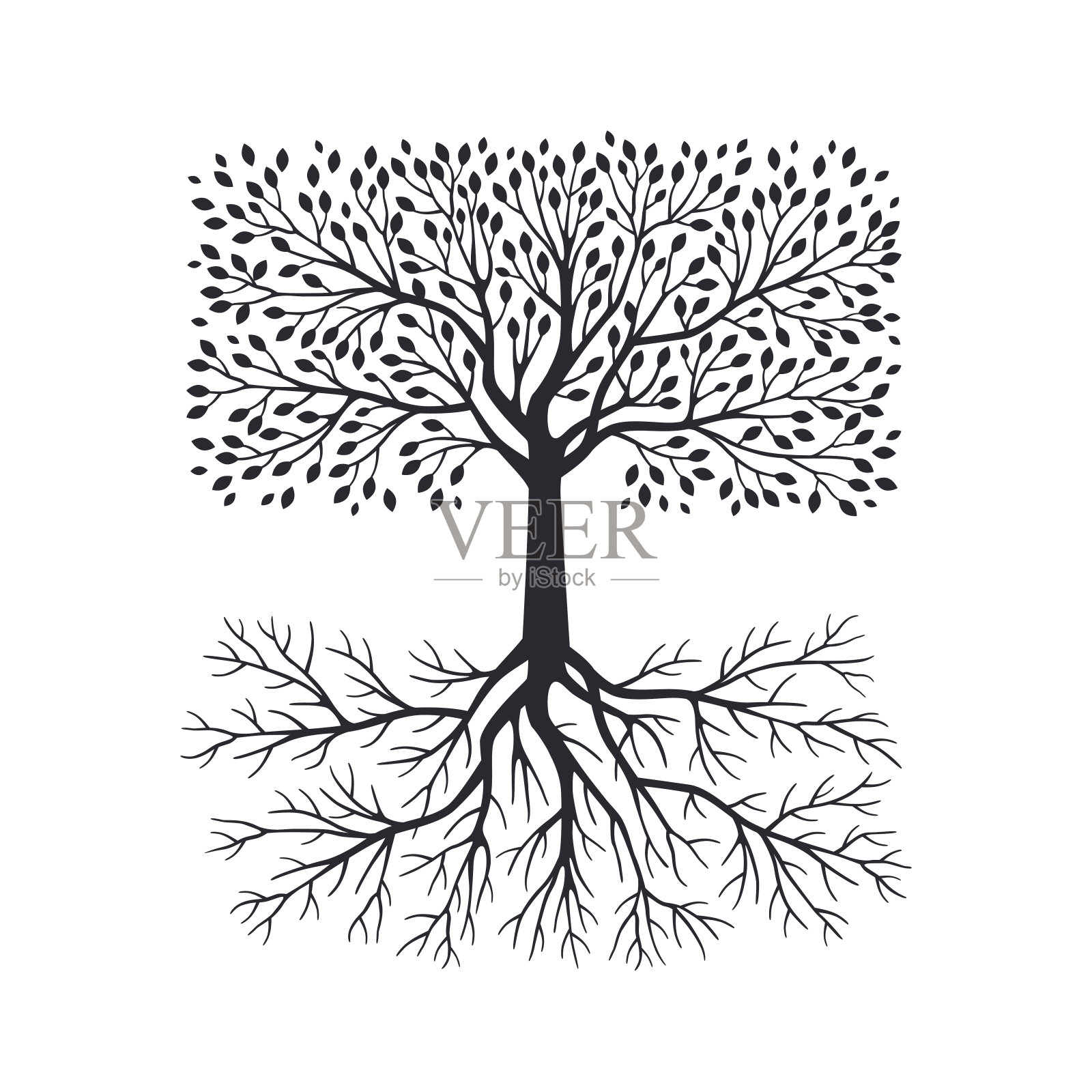 有根的橄榄树设计元素图片