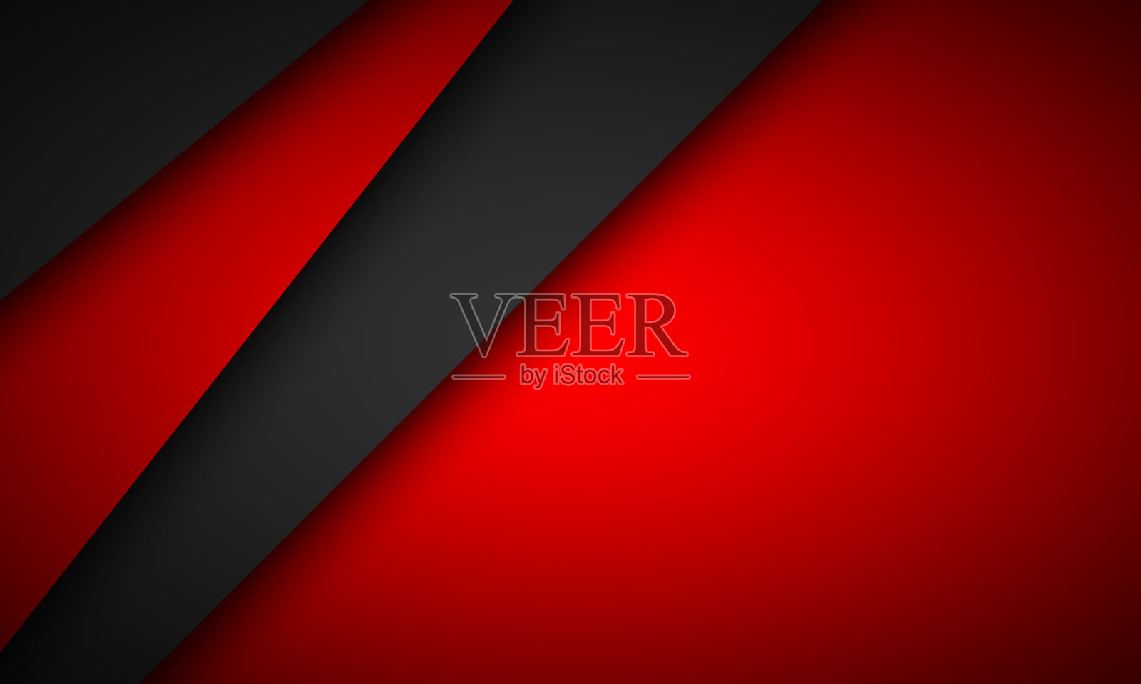 黑色和红色重叠图层背景。现代材料设计背景。矢量插图企业模板插画图片素材