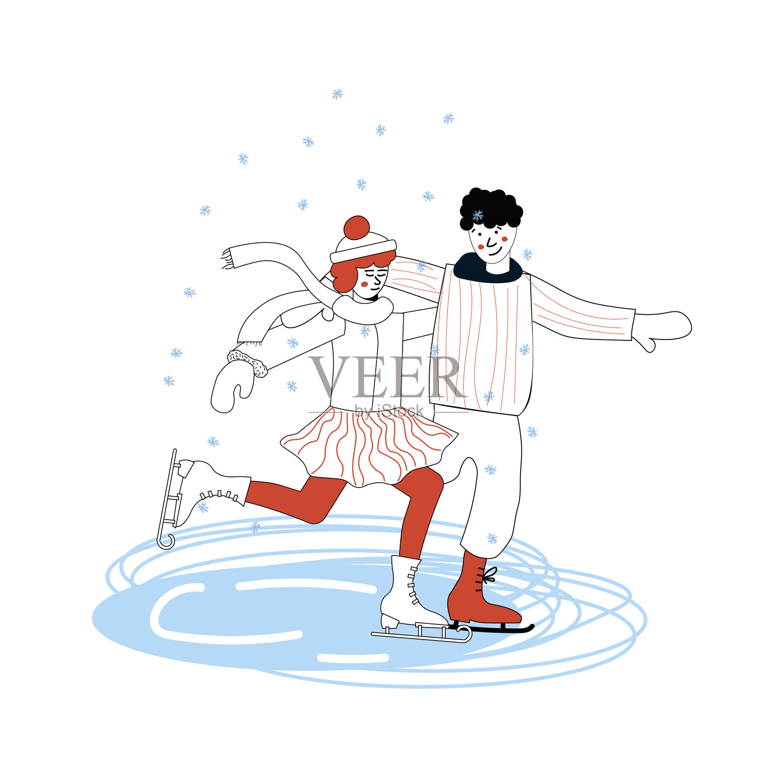 小男孩溜冰矢量图插图 向量例证. 插画 包括有 少年, 溜冰场, 冰鞋, 动画片, 愉快, 放松, 毛线衣 - 160154658