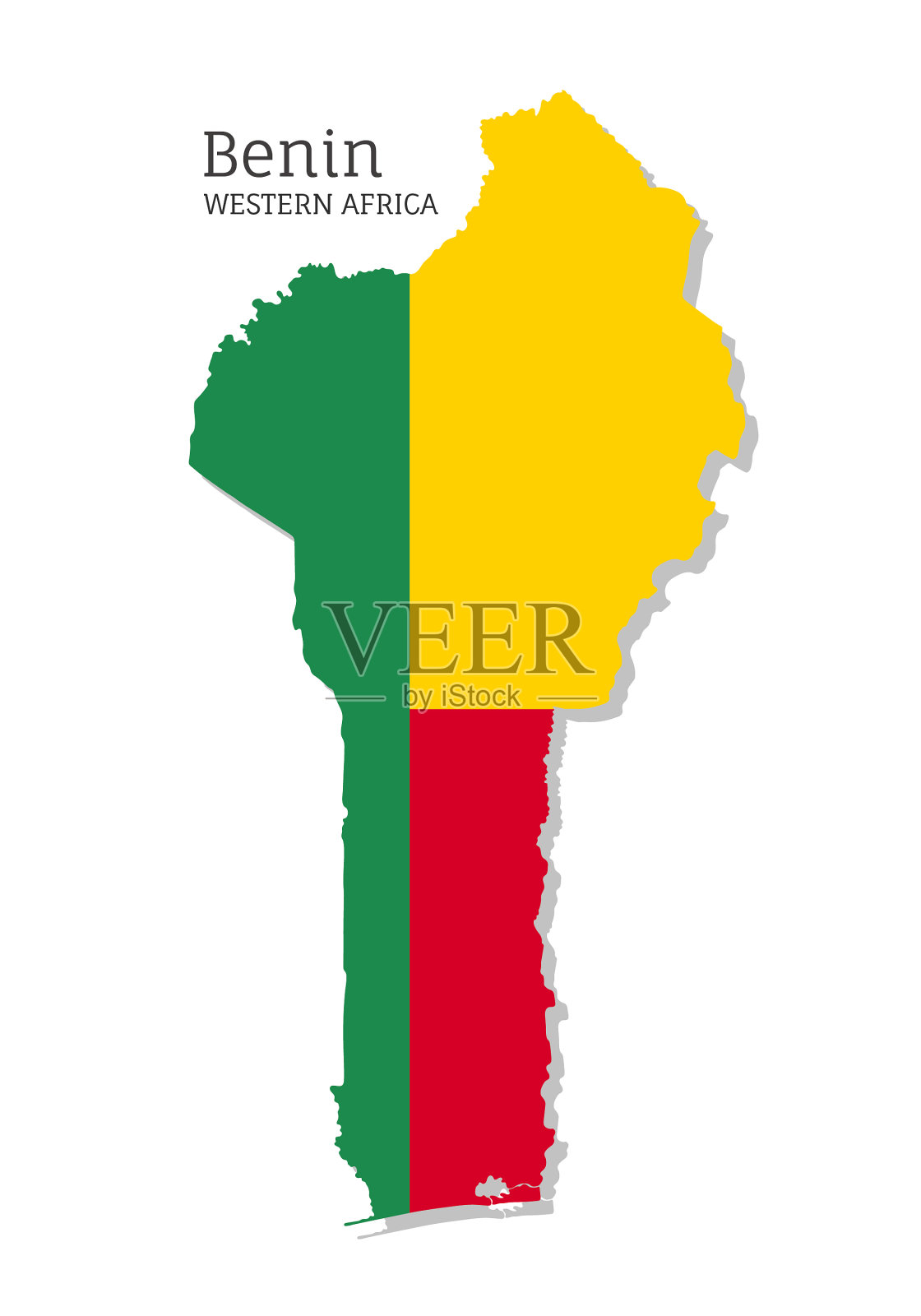 贝宁和加纳国旗。向量。插画图片素材_ID:160907975-Veer图库