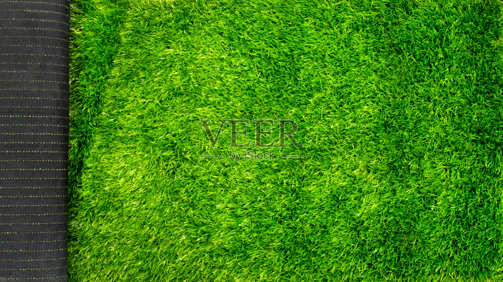 人造草皮运动场绿色草坪模型与拷贝空间照片摄影图片