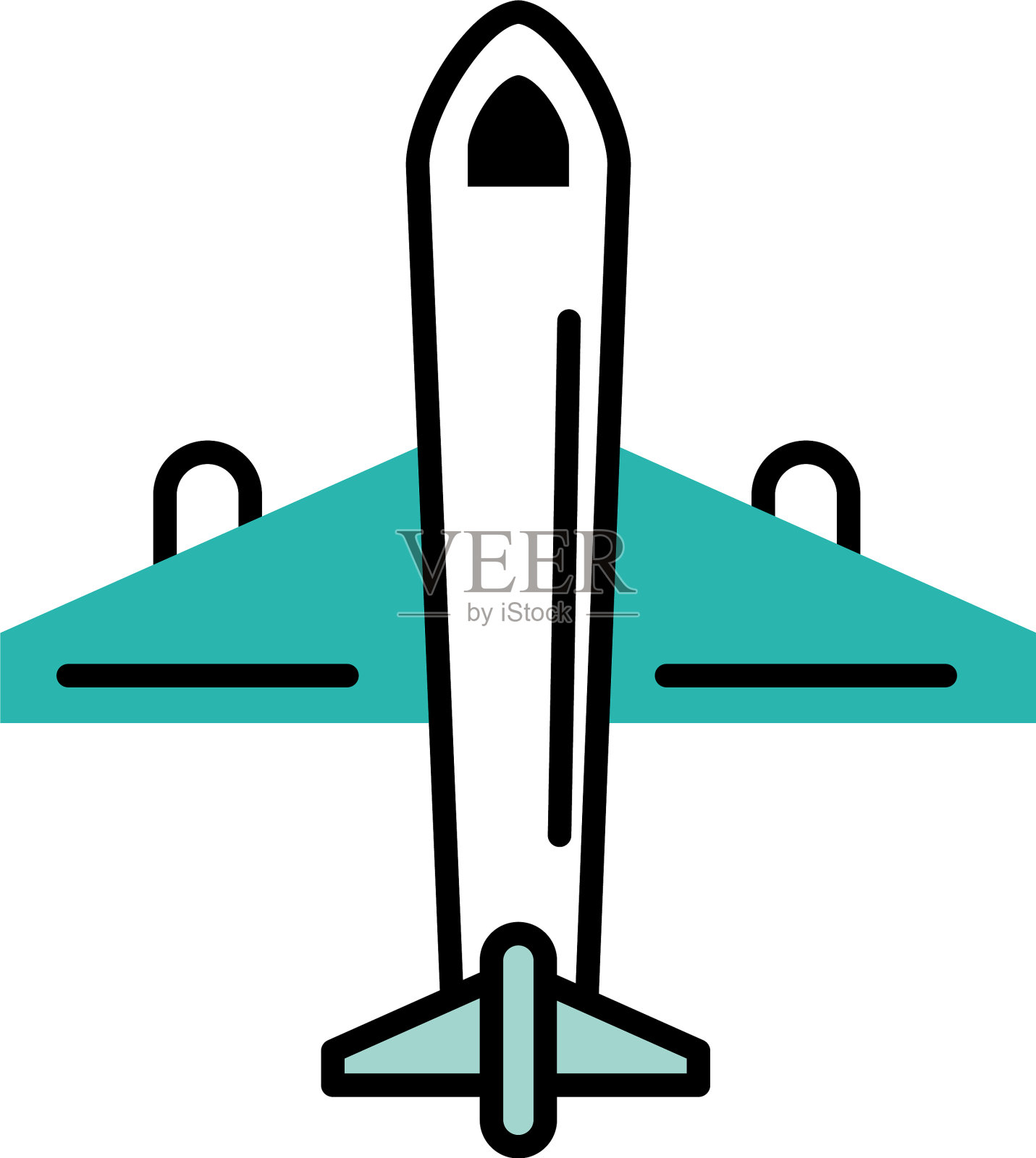飞机运输飞行设计元素图片