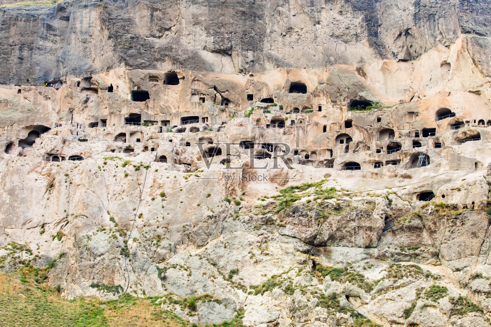 乔治亚历史遗产瓦尔齐亚洞穴的风景照片摄影图片