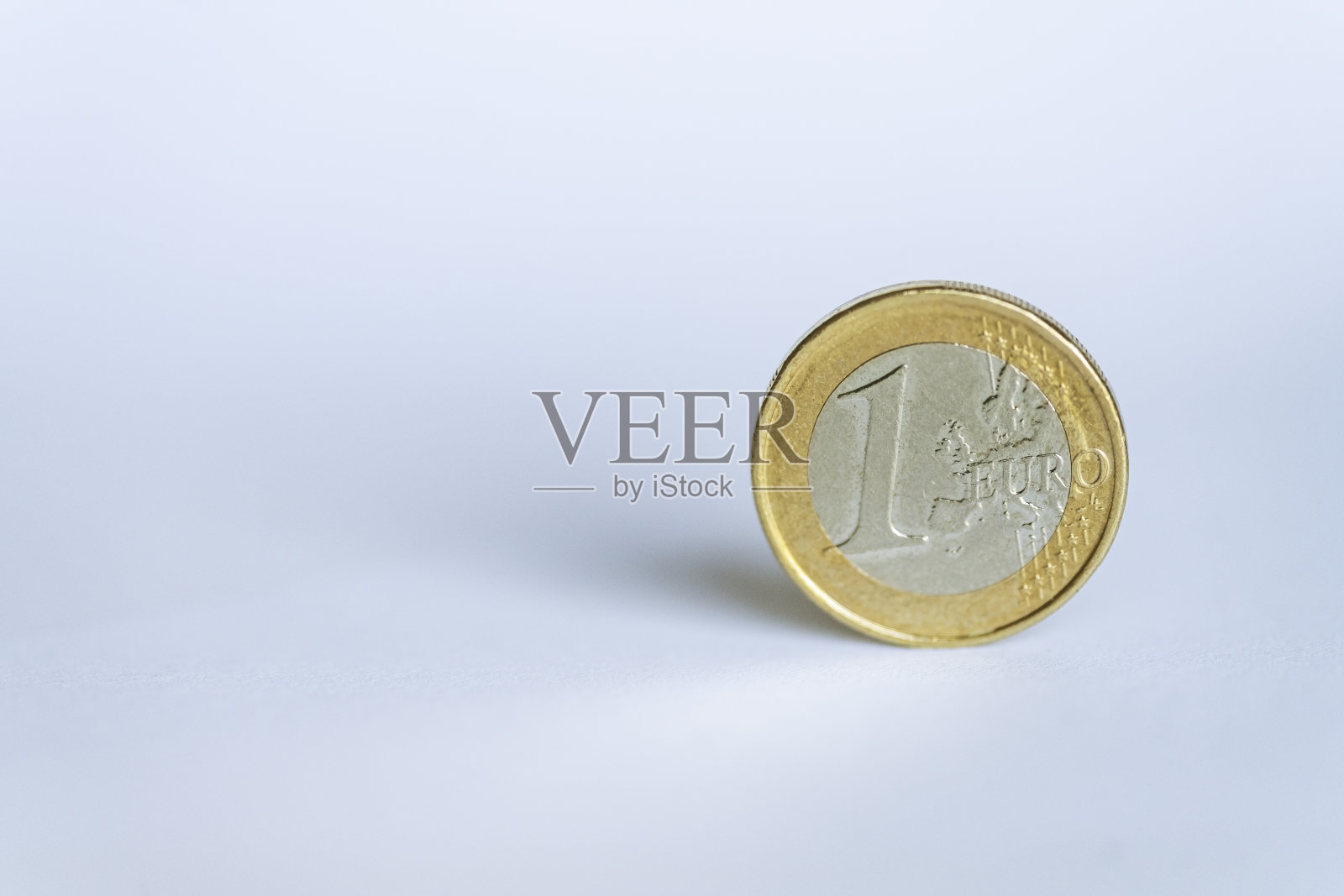 一欧元硬币照片摄影图片
