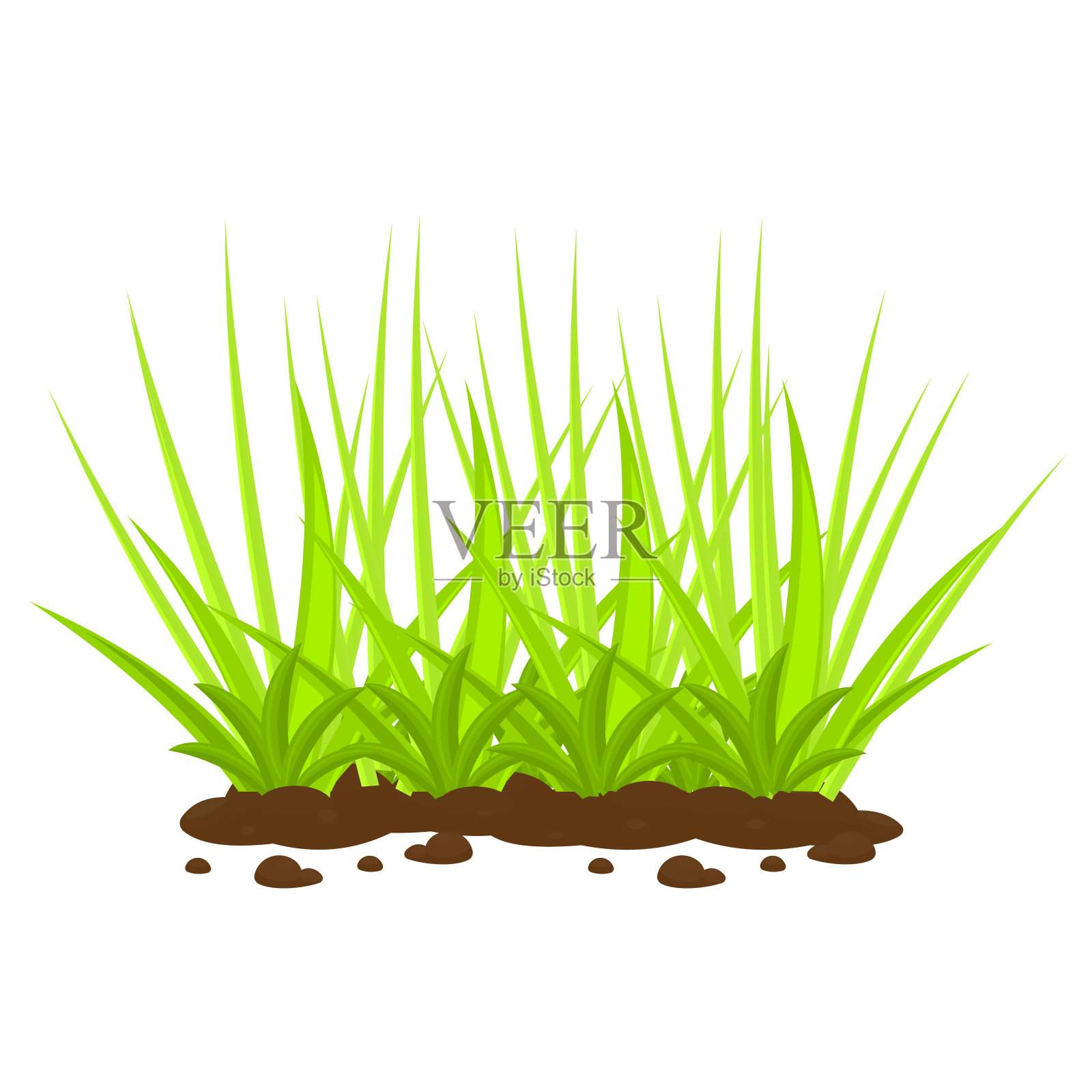 气体草。草设计元素图片