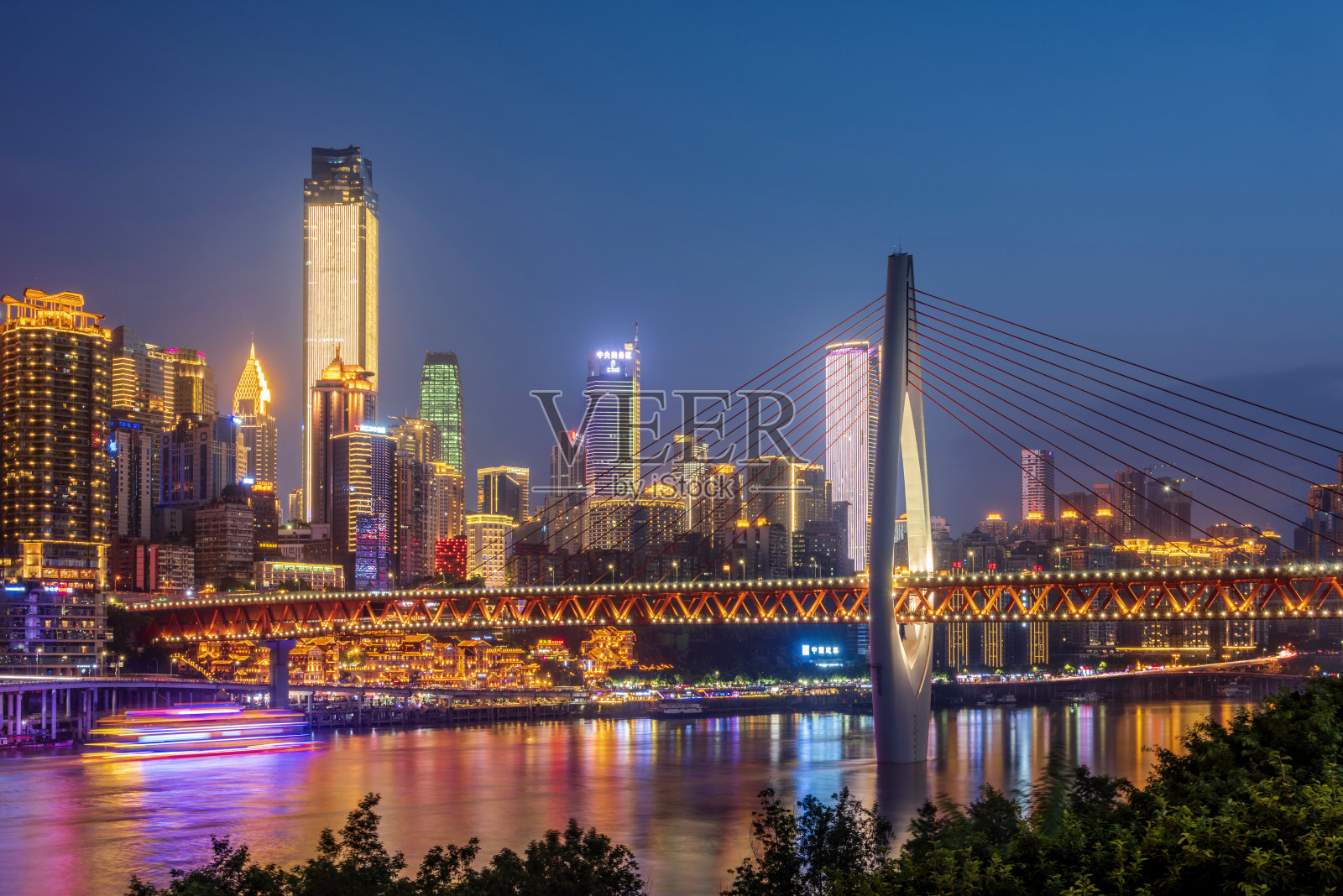重庆夜景千厮门大桥|摄影|风光摄影|摄影师张坤琨 - 原创作品 - 站酷 (ZCOOL)