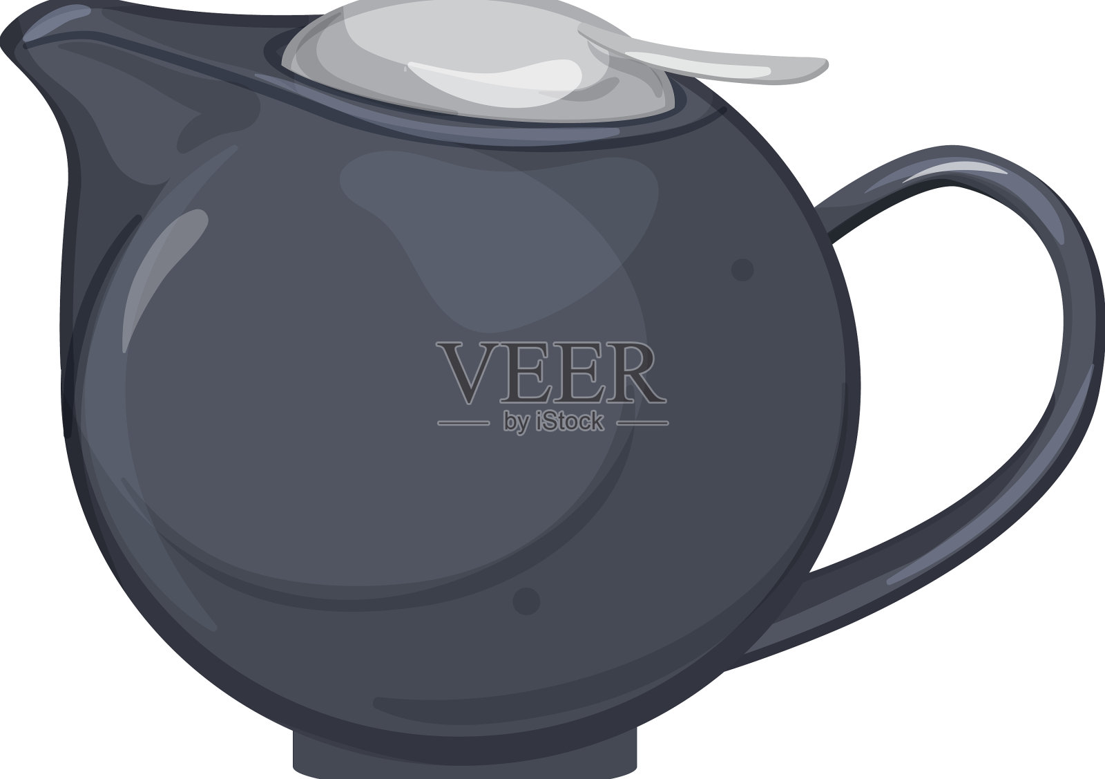 卡通手绘一个茶壶设计元素图片素材-编号32323552-图行天下