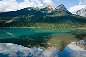 加拿大落基山脉-山湖图片素材