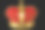 金王冠，镶着宝石和红丝绒素材图片